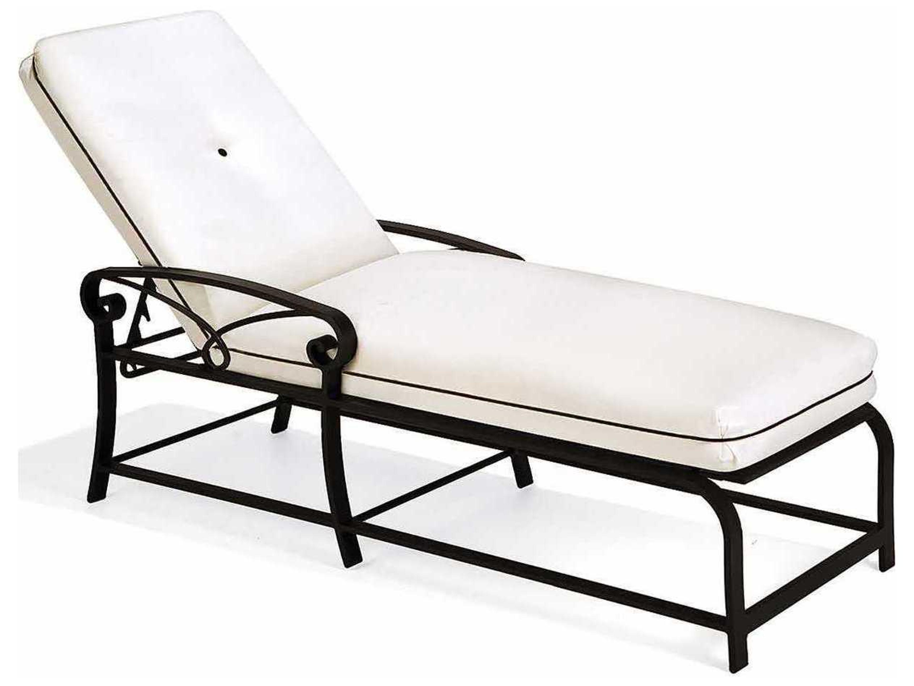 Winston Palazzo Aluminum Cushion Arm Outdoor Chaise Lounge
