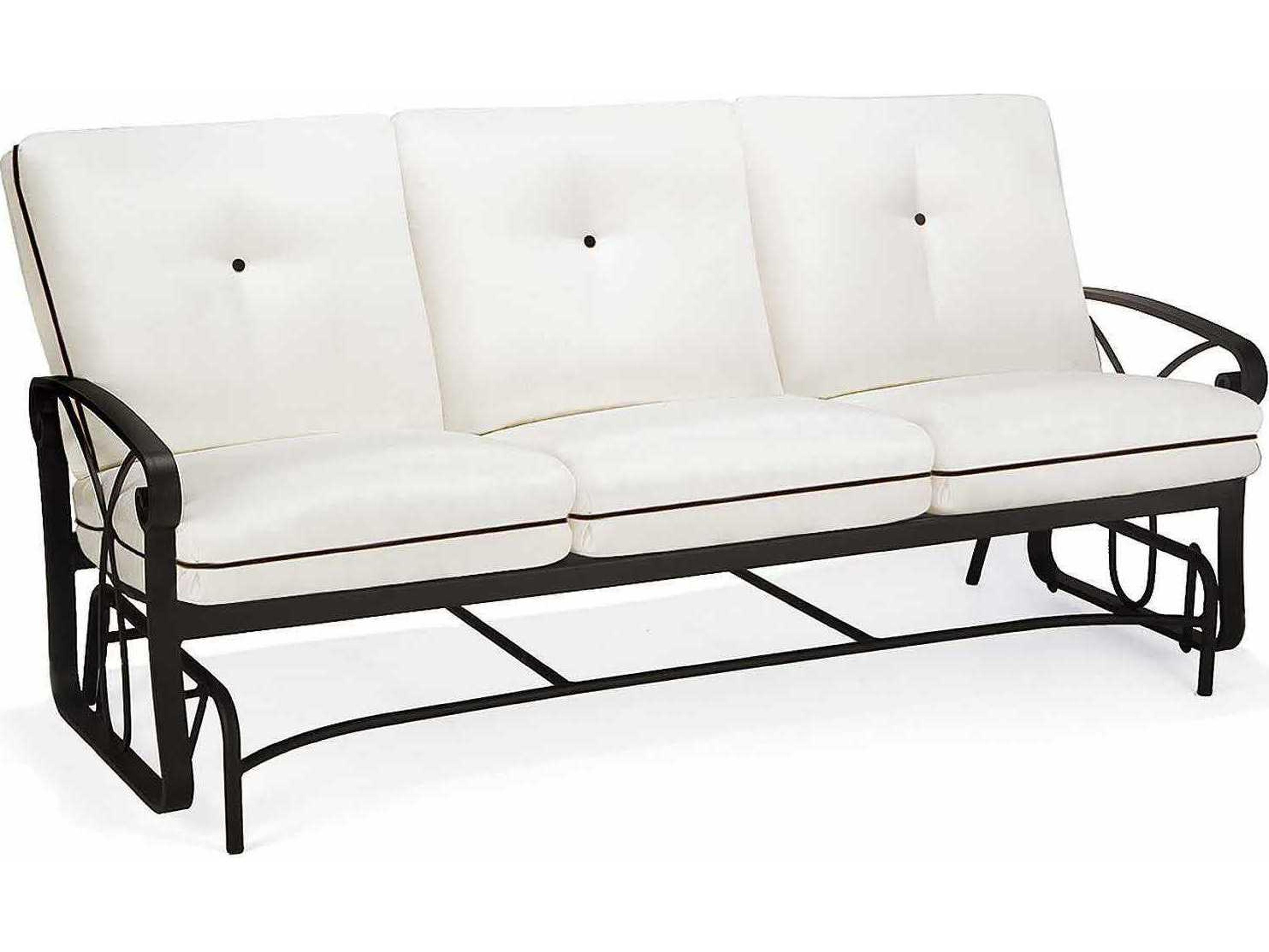 Palazzo Cushion Aluminum Sofa Glider