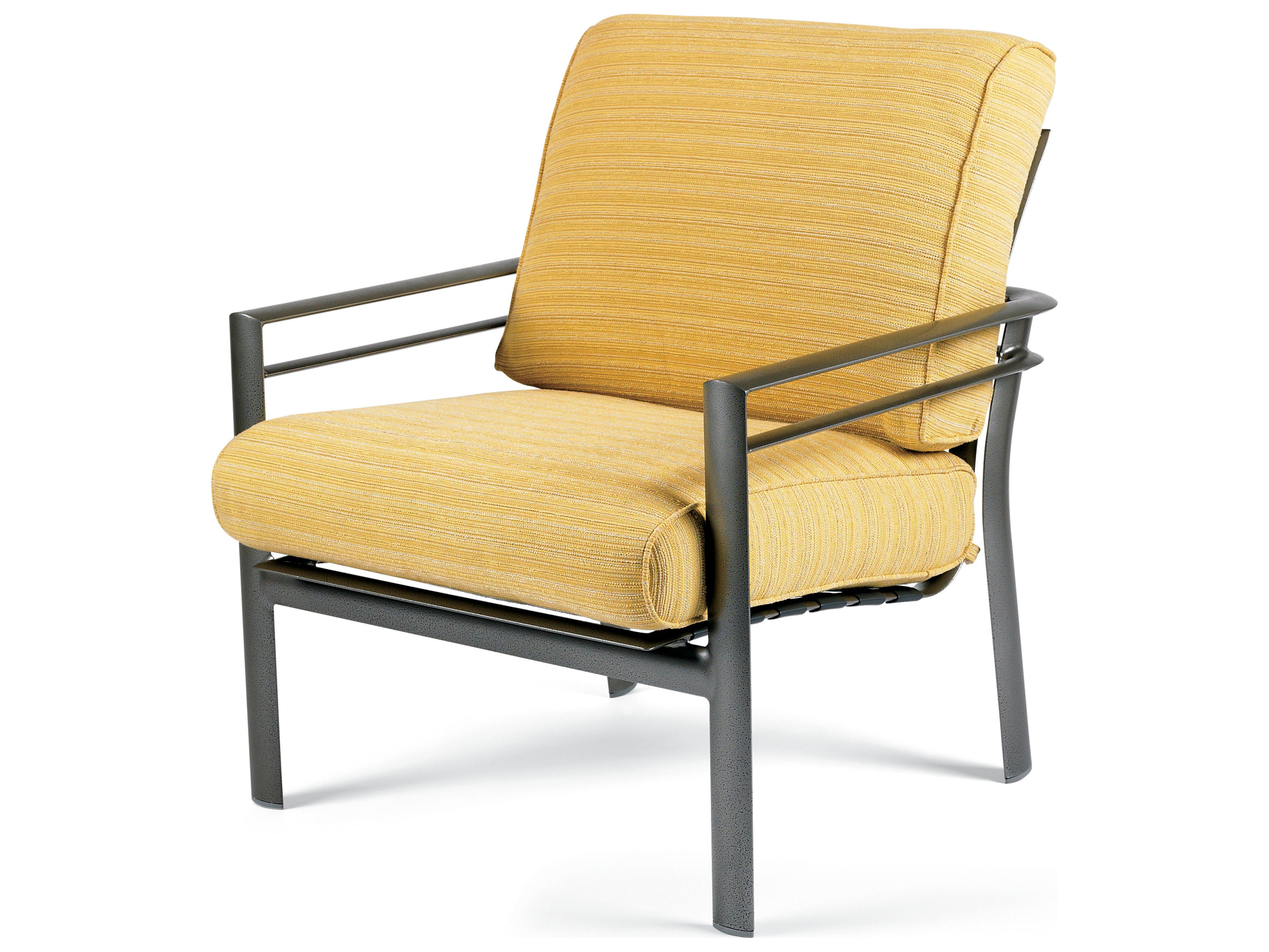 Winston Southern Cay Cushion Aluminum Arm Outdoor Lounge Chair