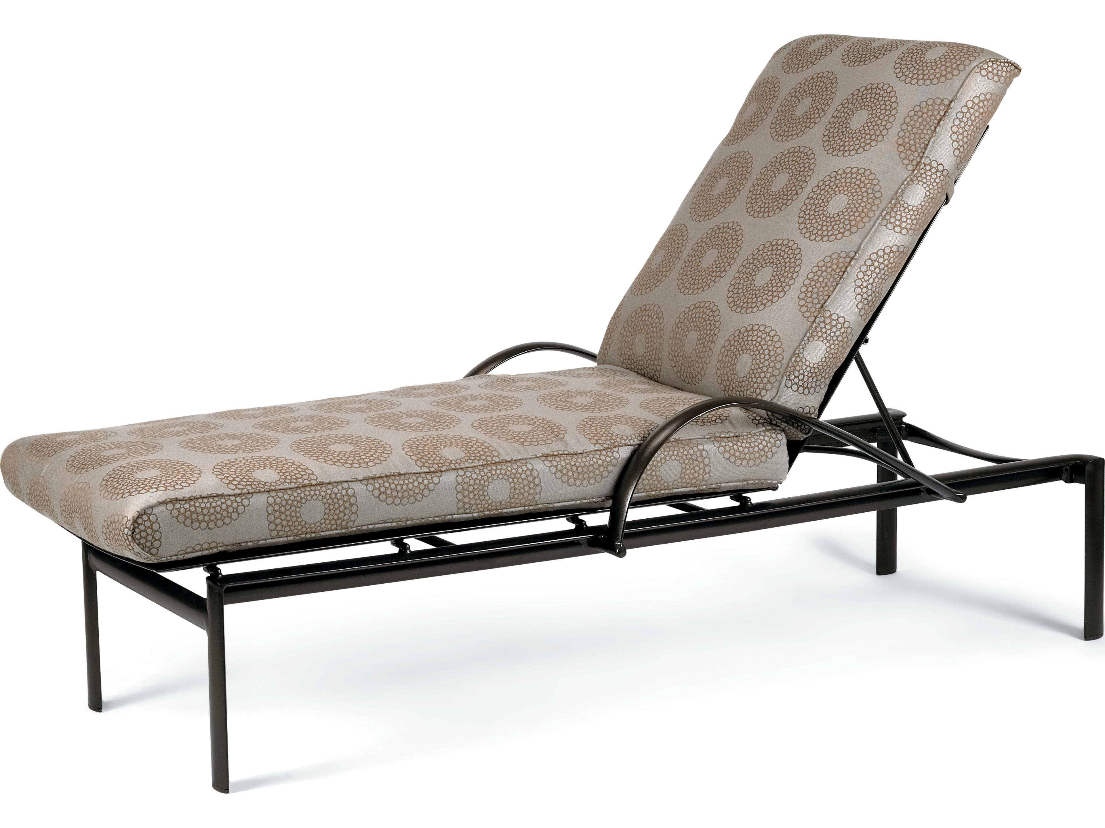 Winston Southern Cay Cushion Aluminum Arm Outdoor Patio Chaise Lounge