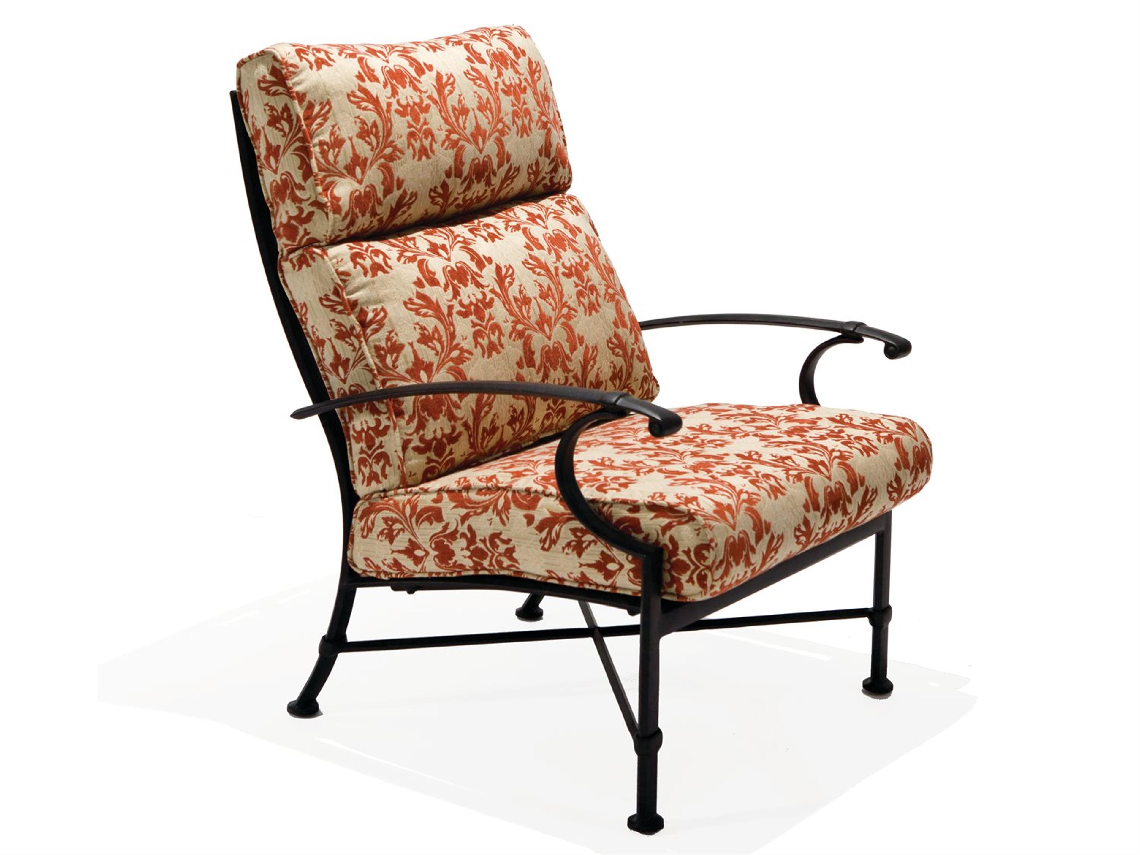 Winston Manor Deep Seating Aluminum Cushion Ultra High Back Arm Lounge Chair