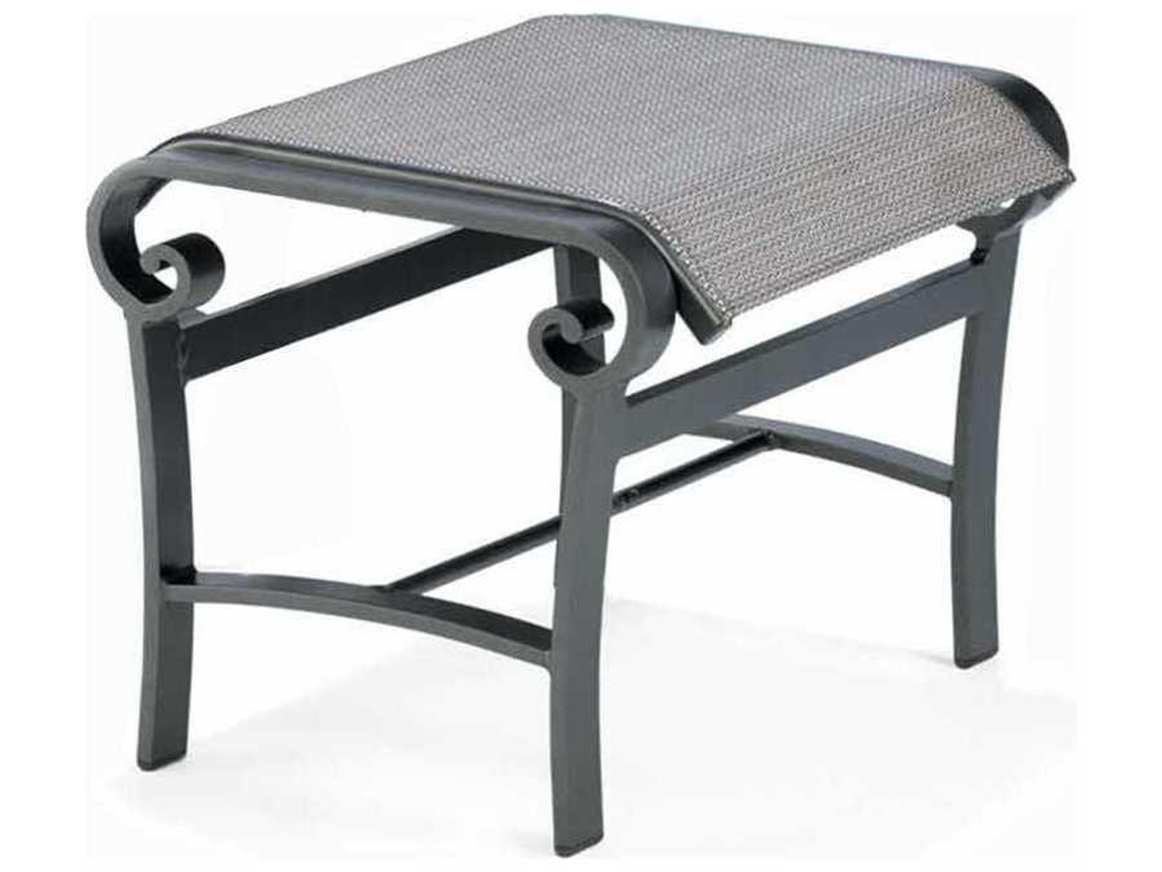 Palazzo Sling Aluminum Outdoor Patio Ottoman