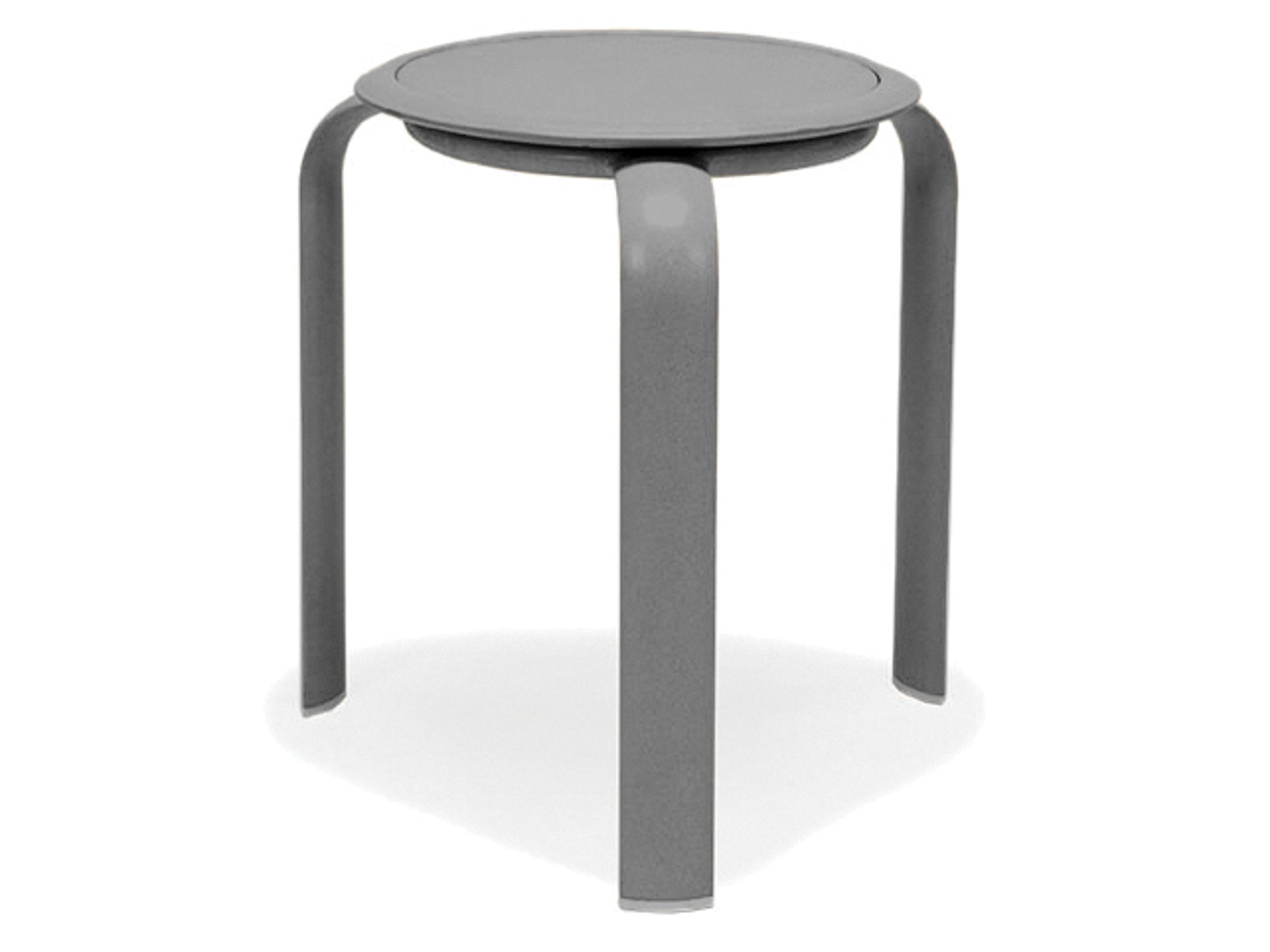 Winston Harper Aluminum Round Outdoor End Table