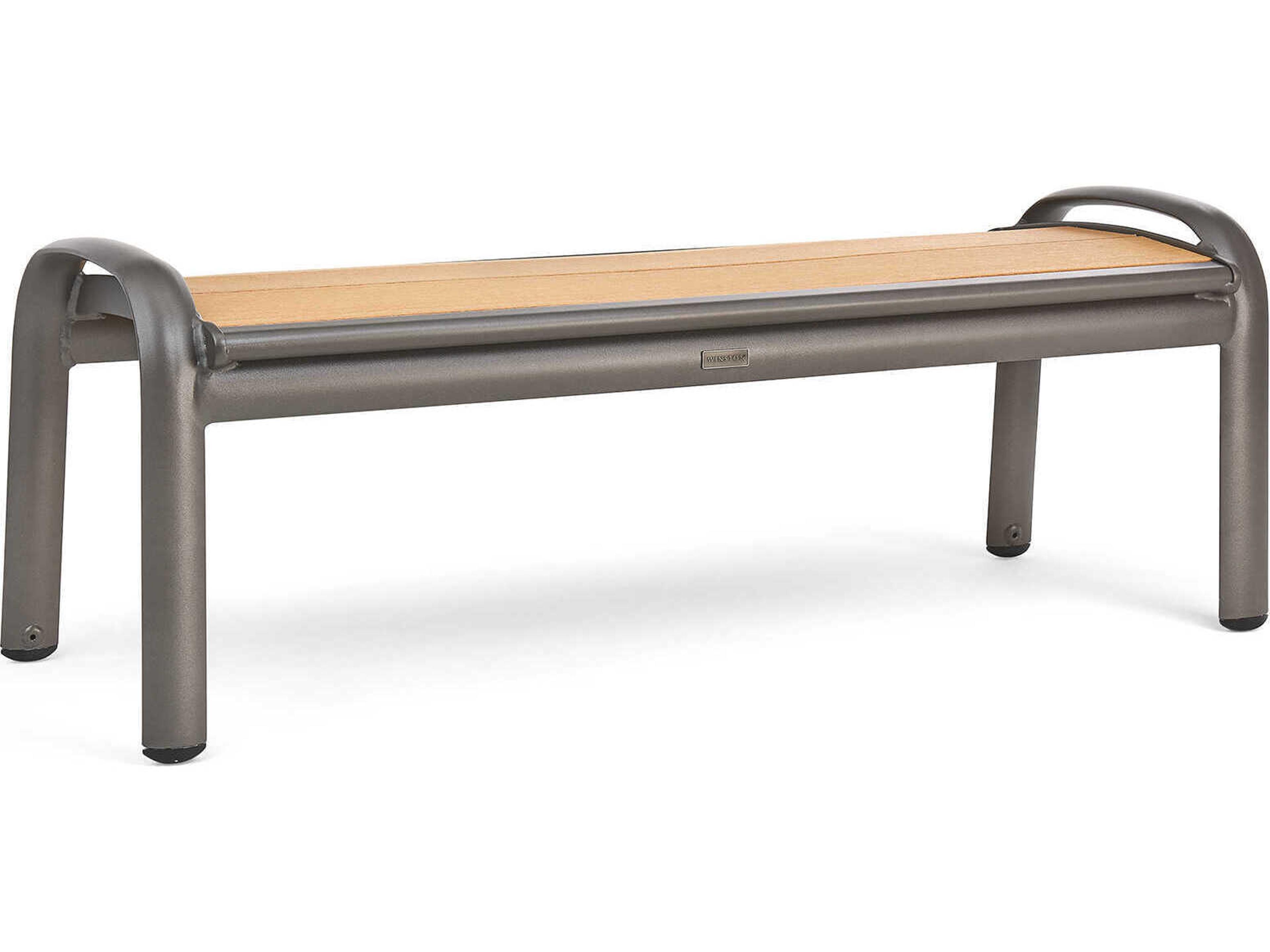 Winston Harper Aluminum Dining Outdoor Bench