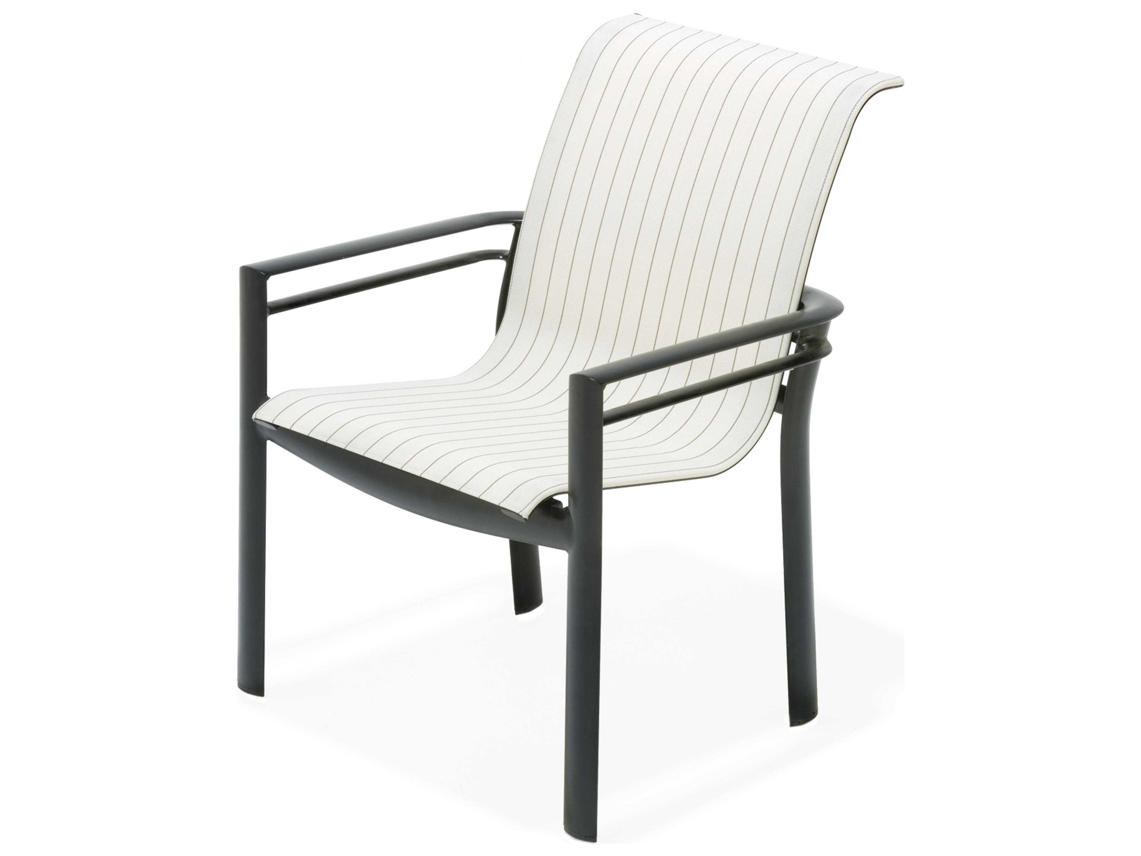 Winston Southern Cay Sling Aluminum Arm Outdoor Patio Dining Chair