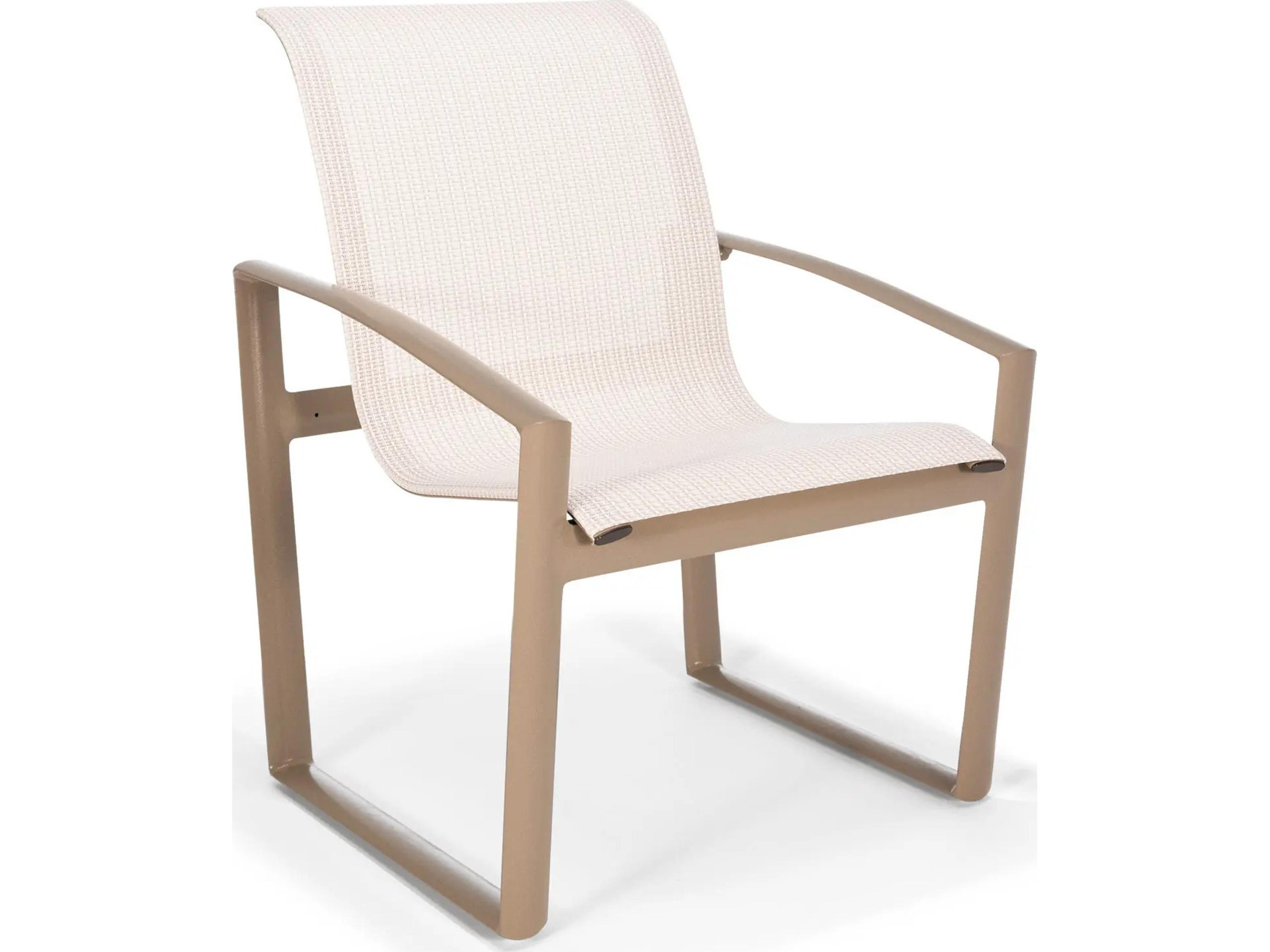 Icon Sling Aluminum High Back Dining Arm Chair