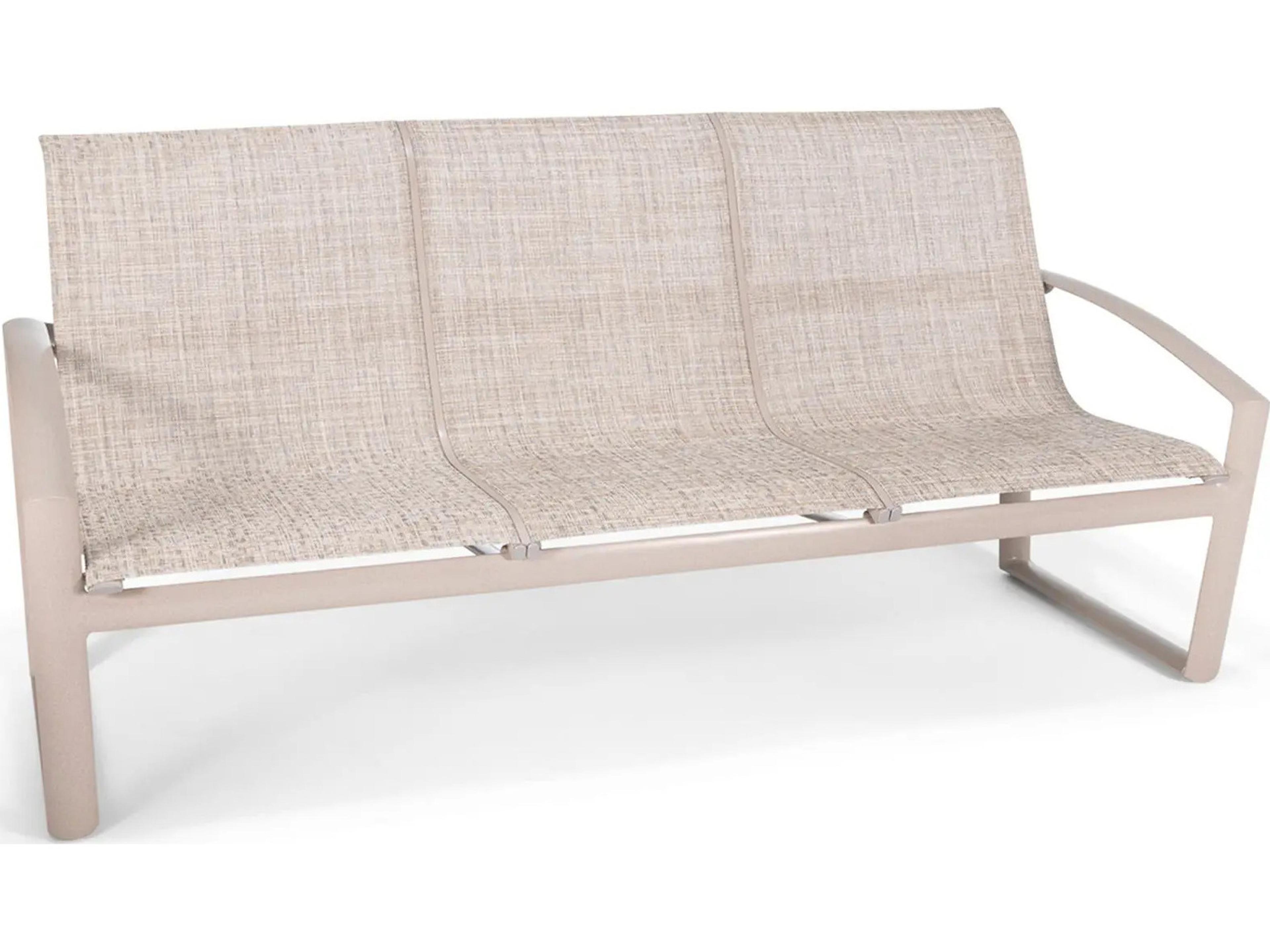 Winston Icon Sling Aluminum High Back Sofa