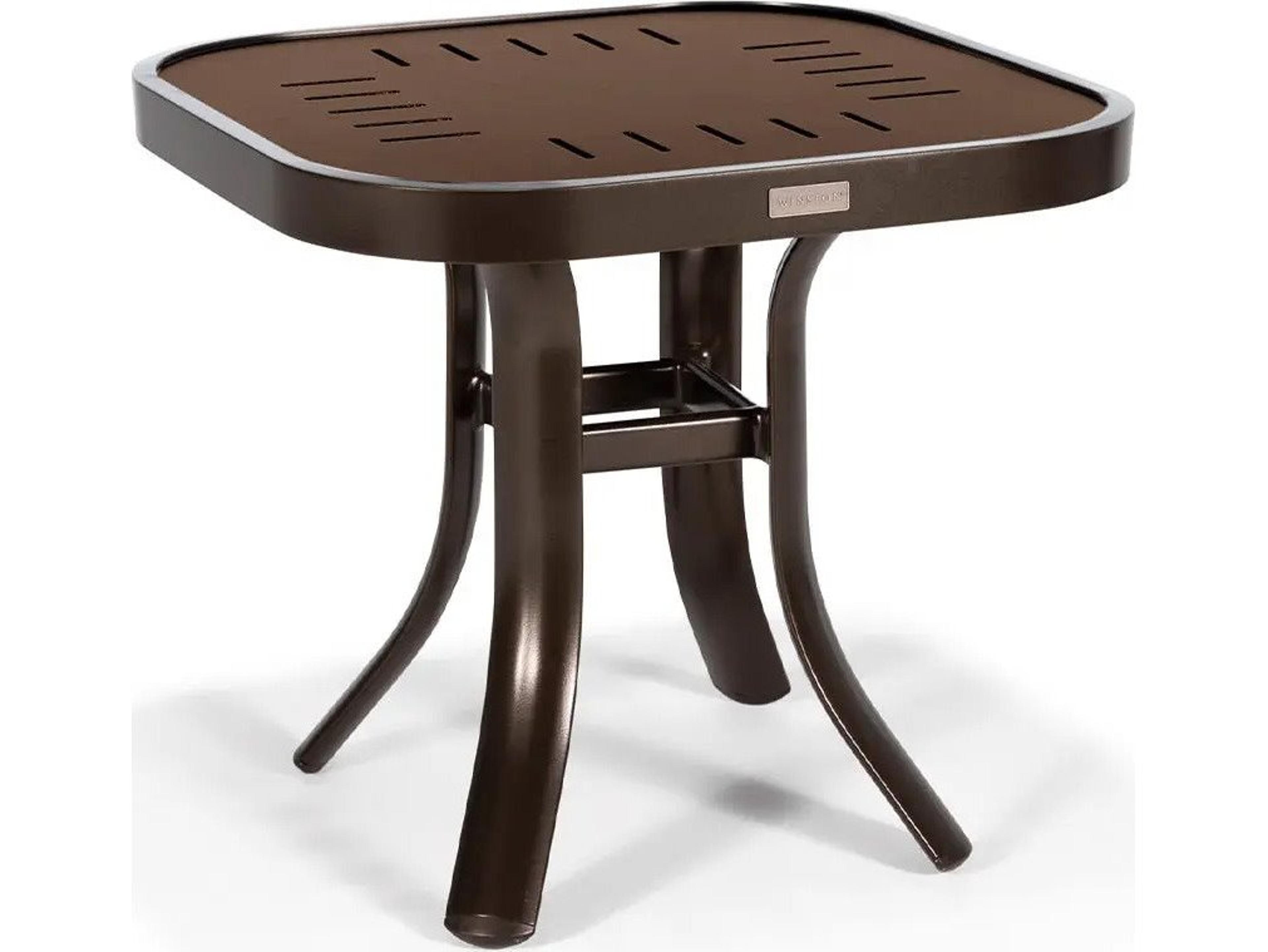 Winston Icon Aluminum 24" Square KD End Table