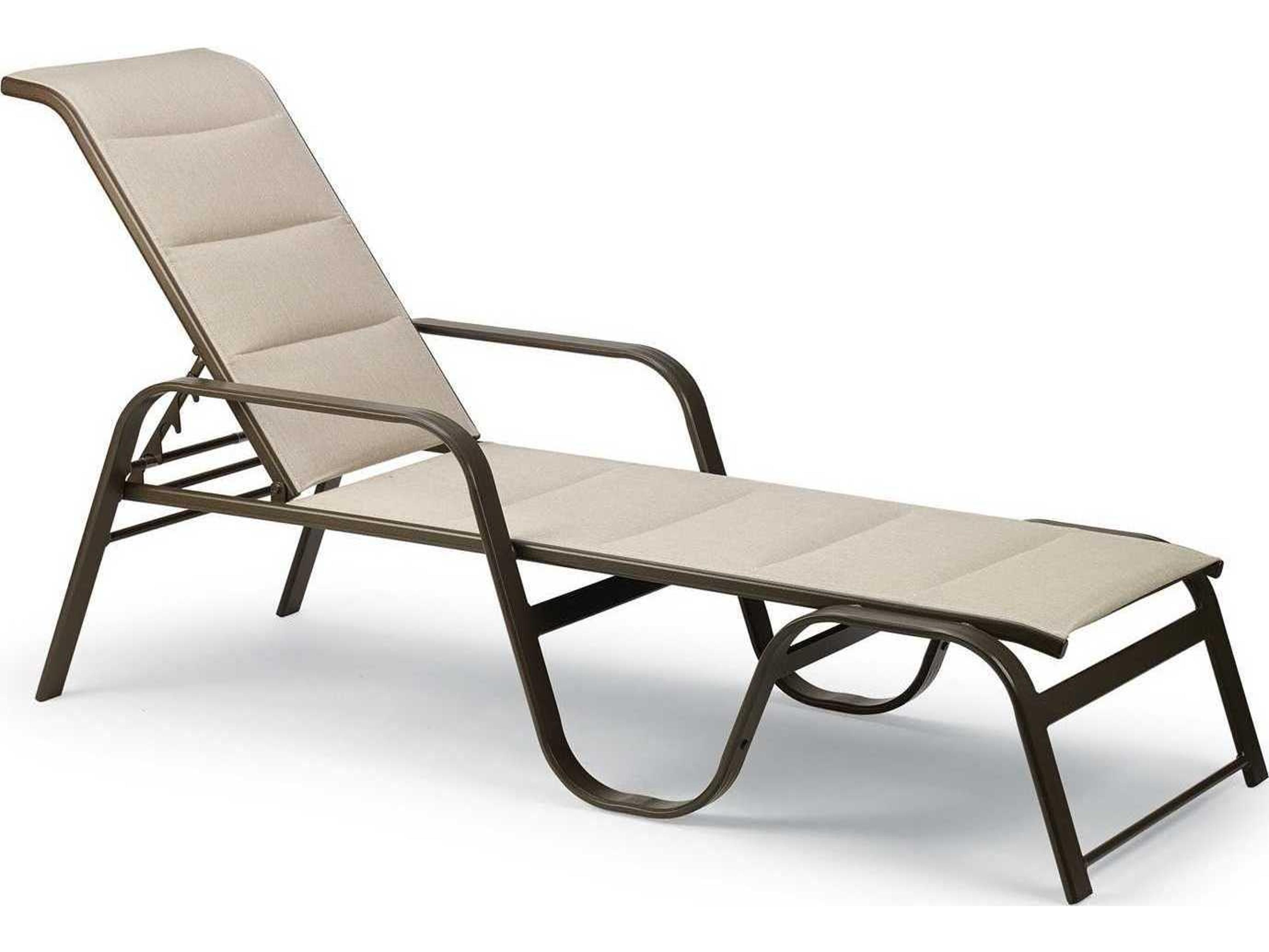 Winston Key West Padded Sling Aluminum Stackable Outdoor Chaise