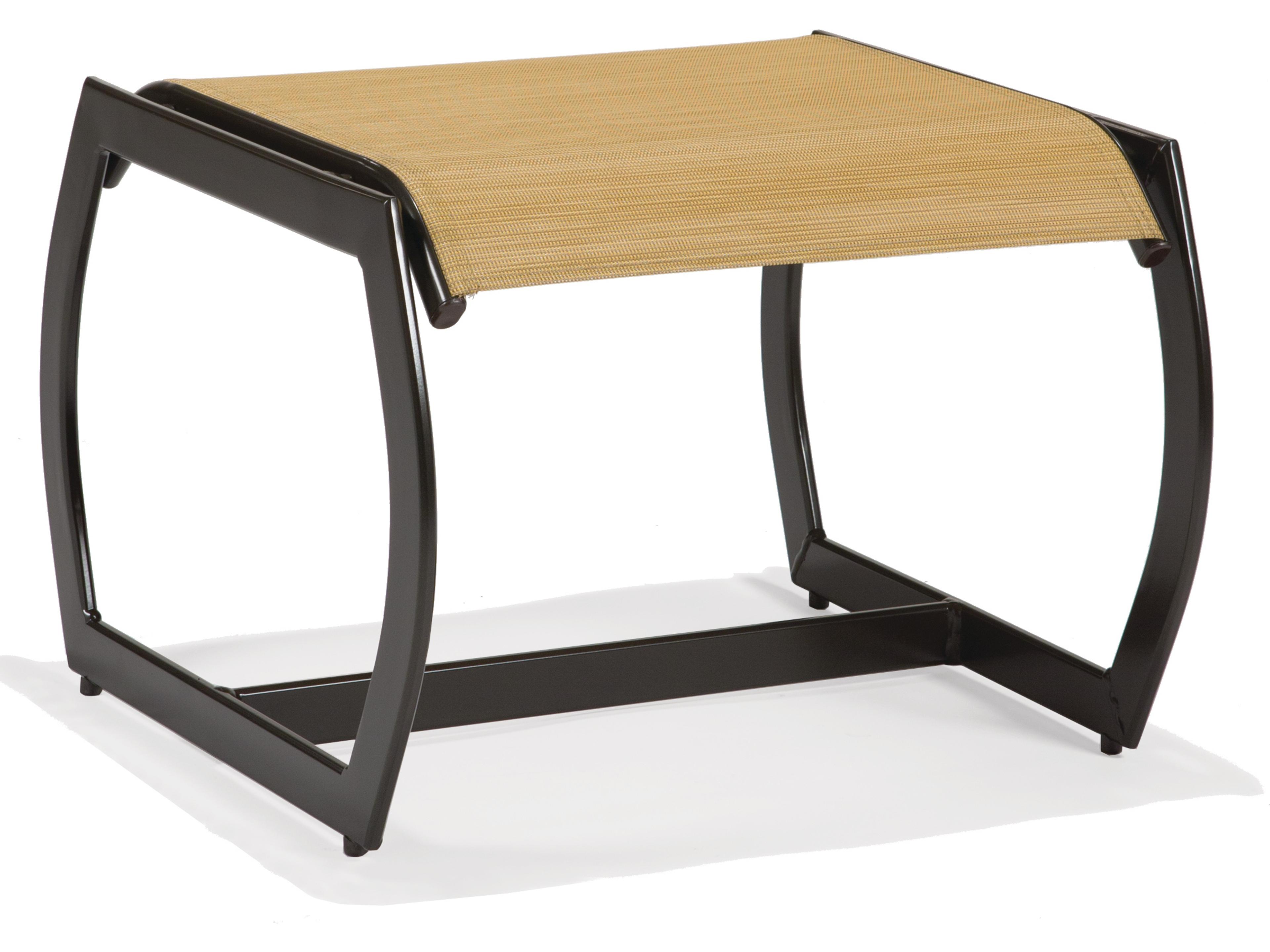 Key West Sling Aluminum Outdoor Patio Ottoman