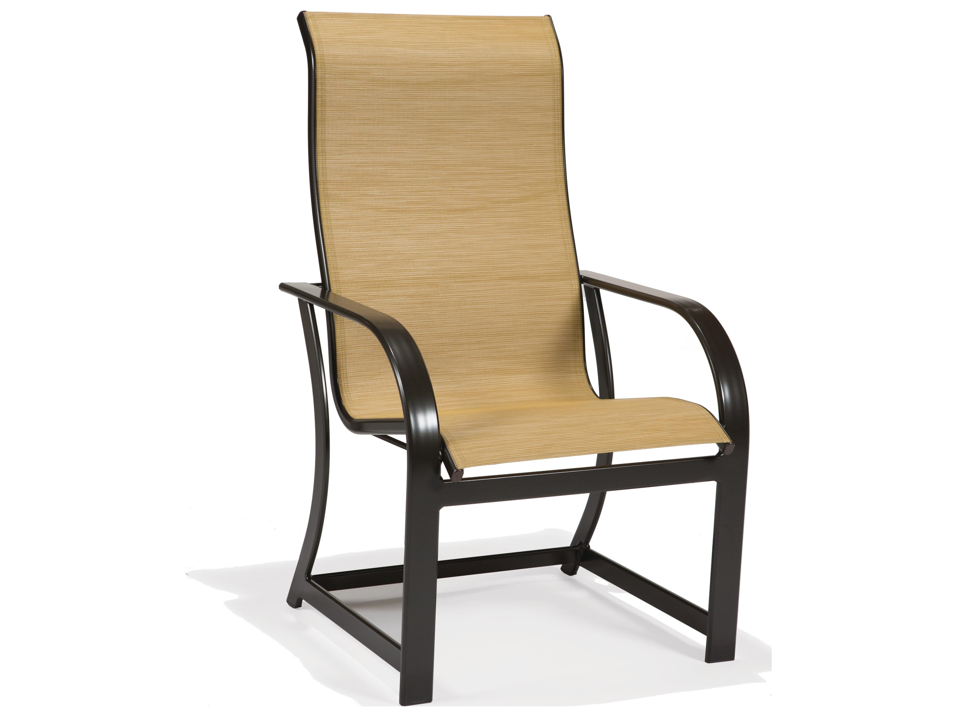 Key West Sling Aluminum Ultimate High Back Outdoor Dining Chair