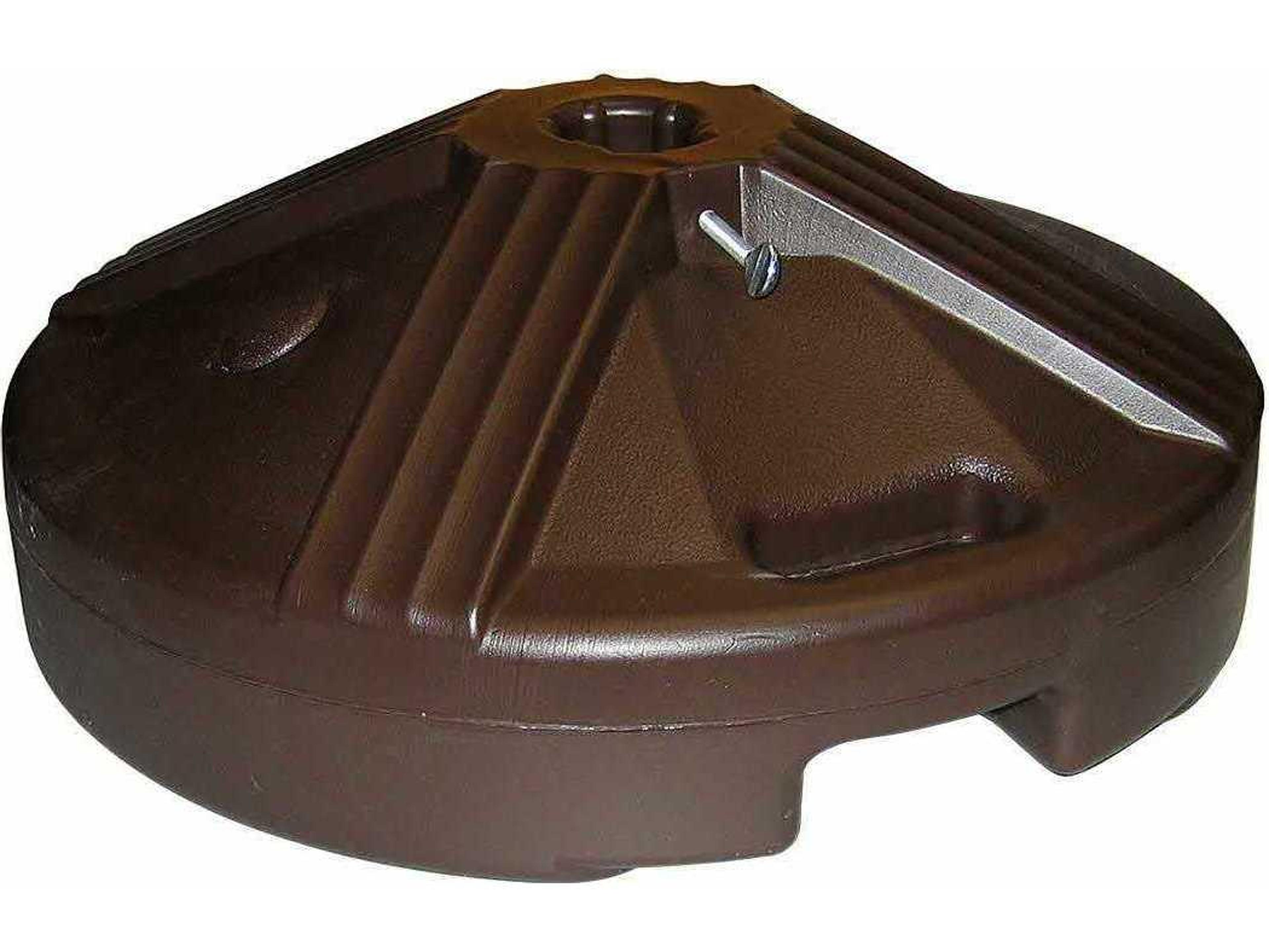 Universal Aluminum Dark Brown Umbrella Base
