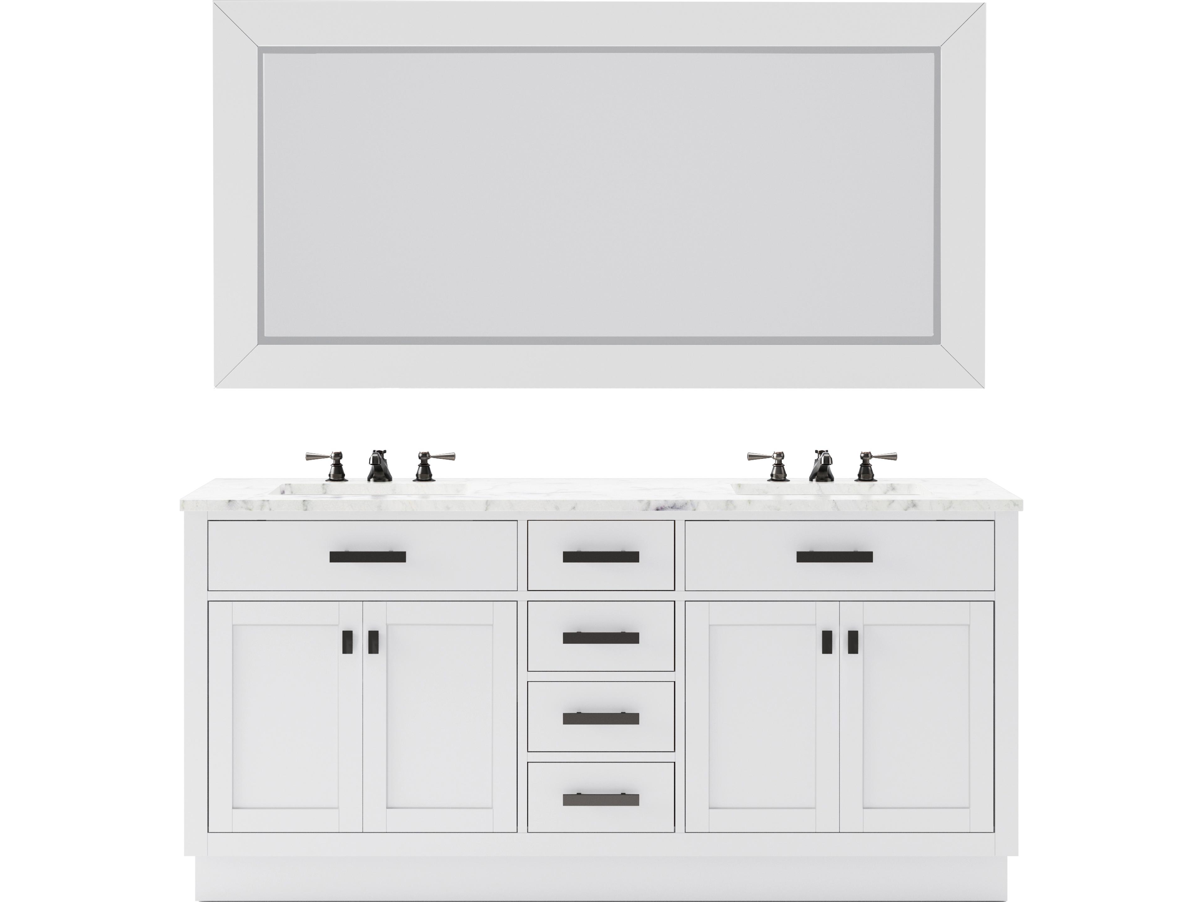 Water Creation Hartford Vanity in Pure White