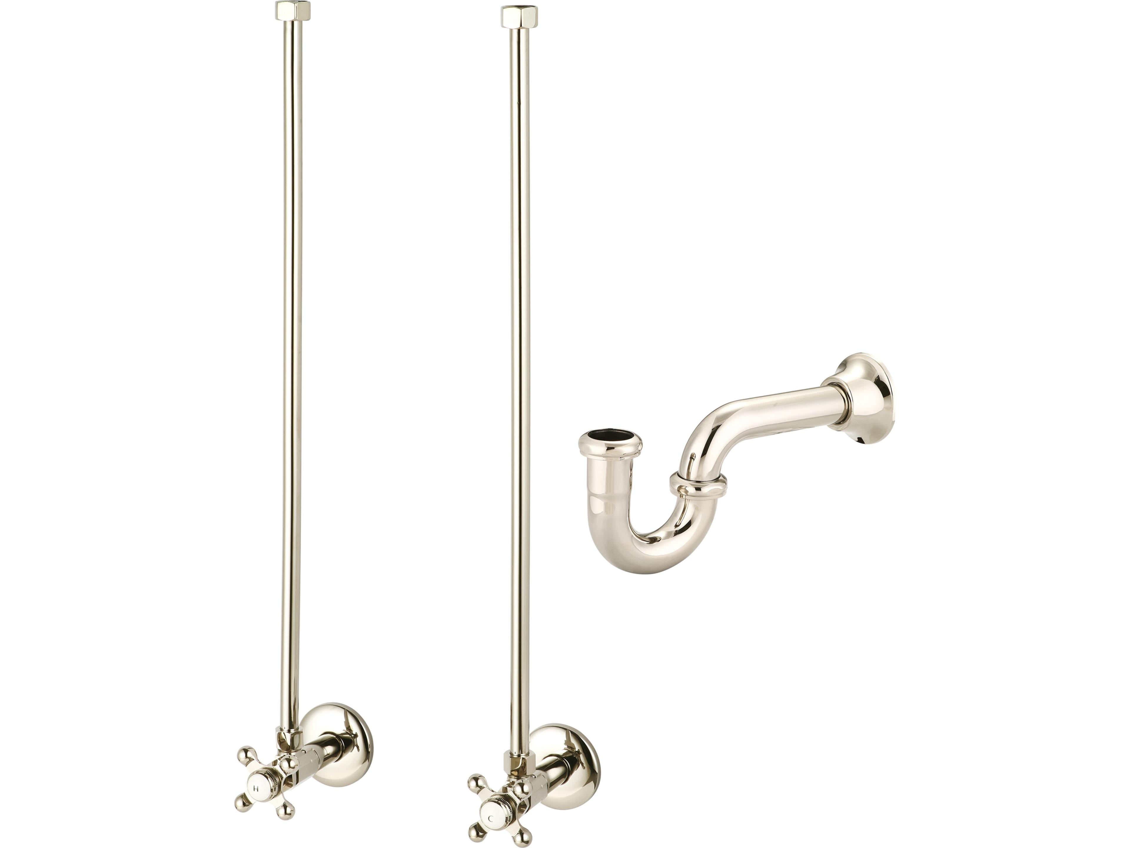Water Creation Classic Water Supply Kit In Polished Nickel Finish
