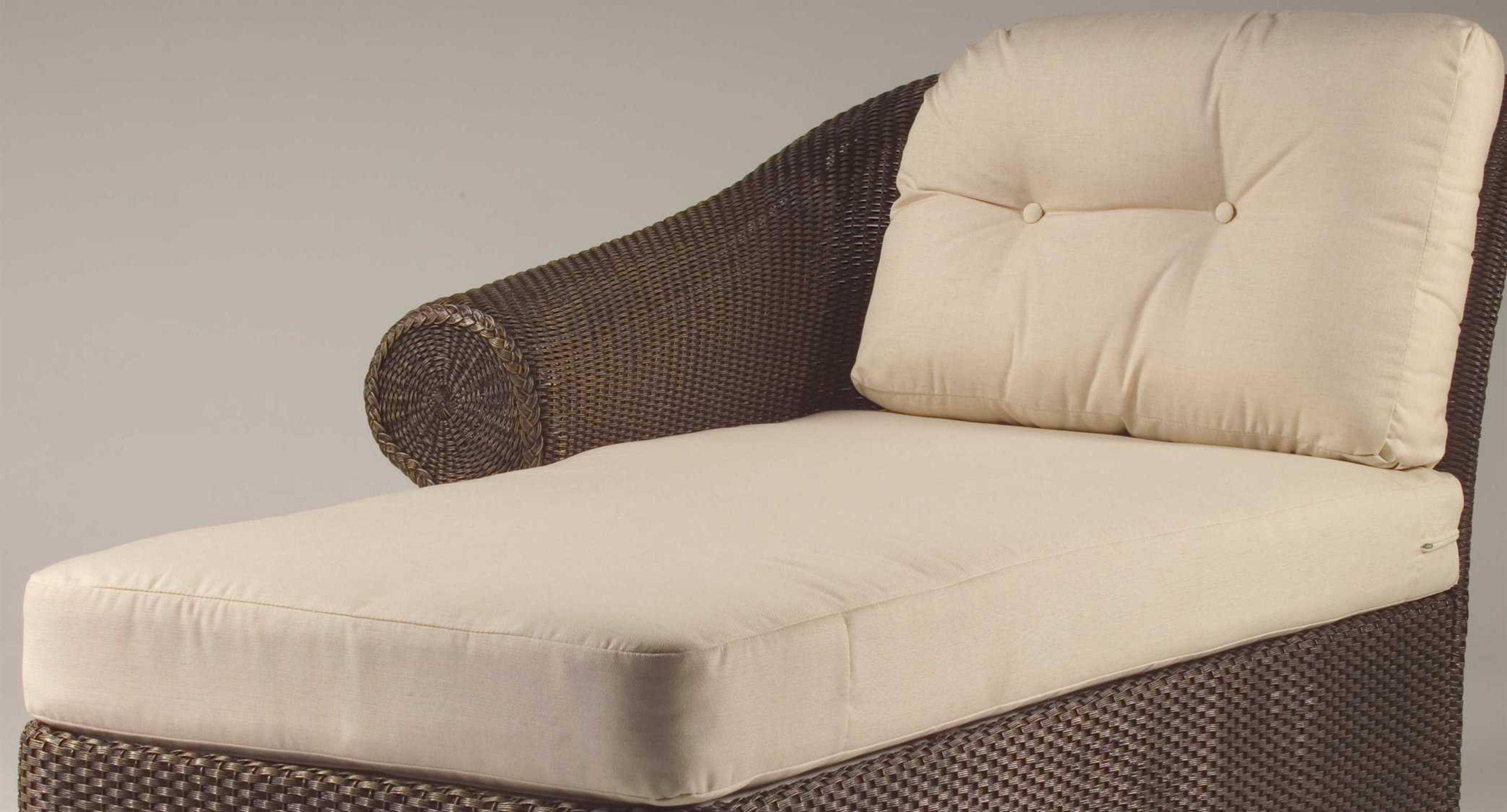 Woodard Bravo Replacement Cushions - Whitecraft Chaise Seat & Back Cushion