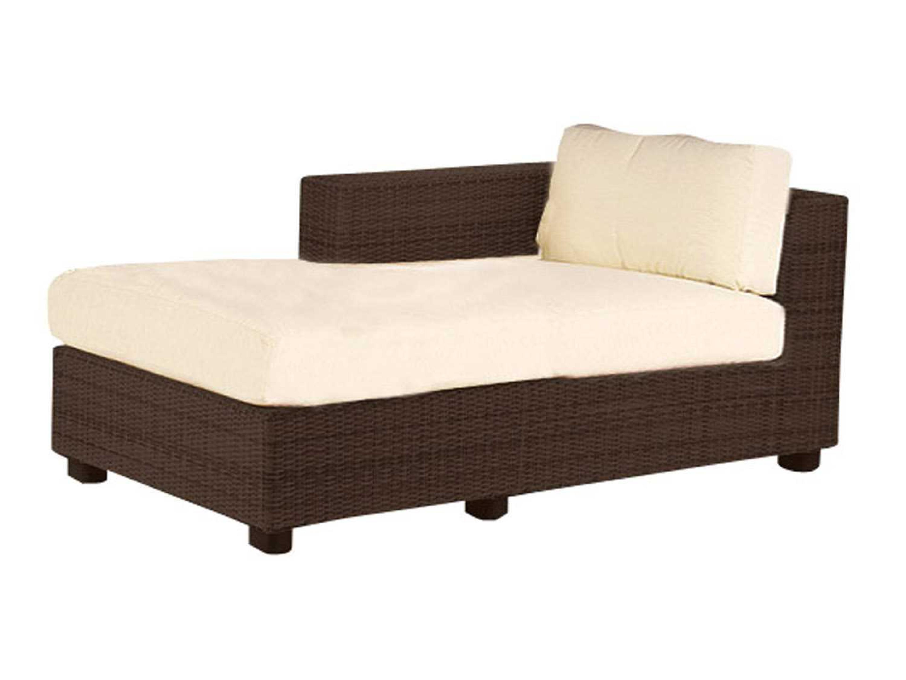 Woodard Montecito Replacement Cushions - Whitecraft Chaise Seat & Back Cushion