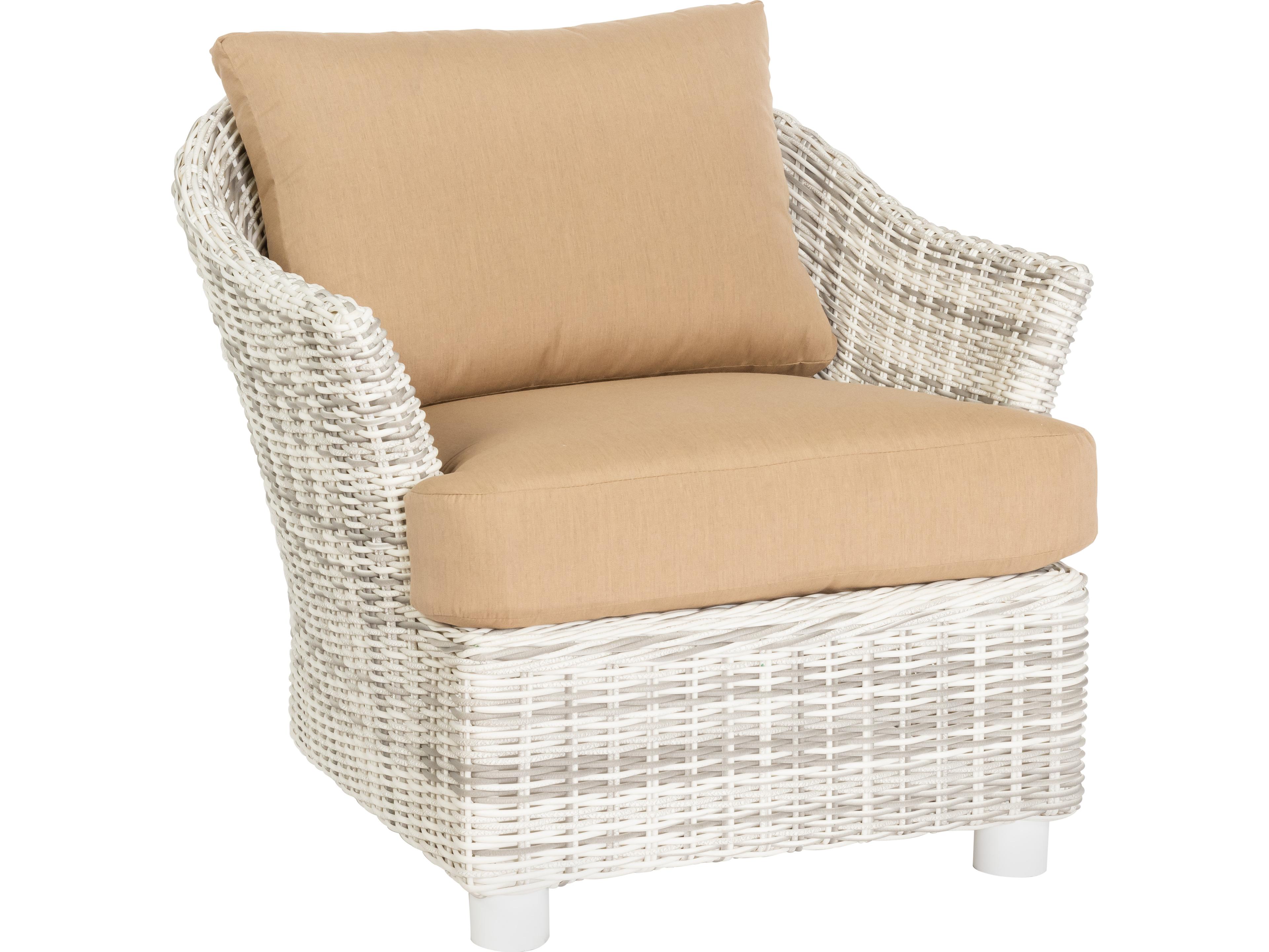 Whitecraft Sonoma Wicker Outdoor Patio Lounge Chair