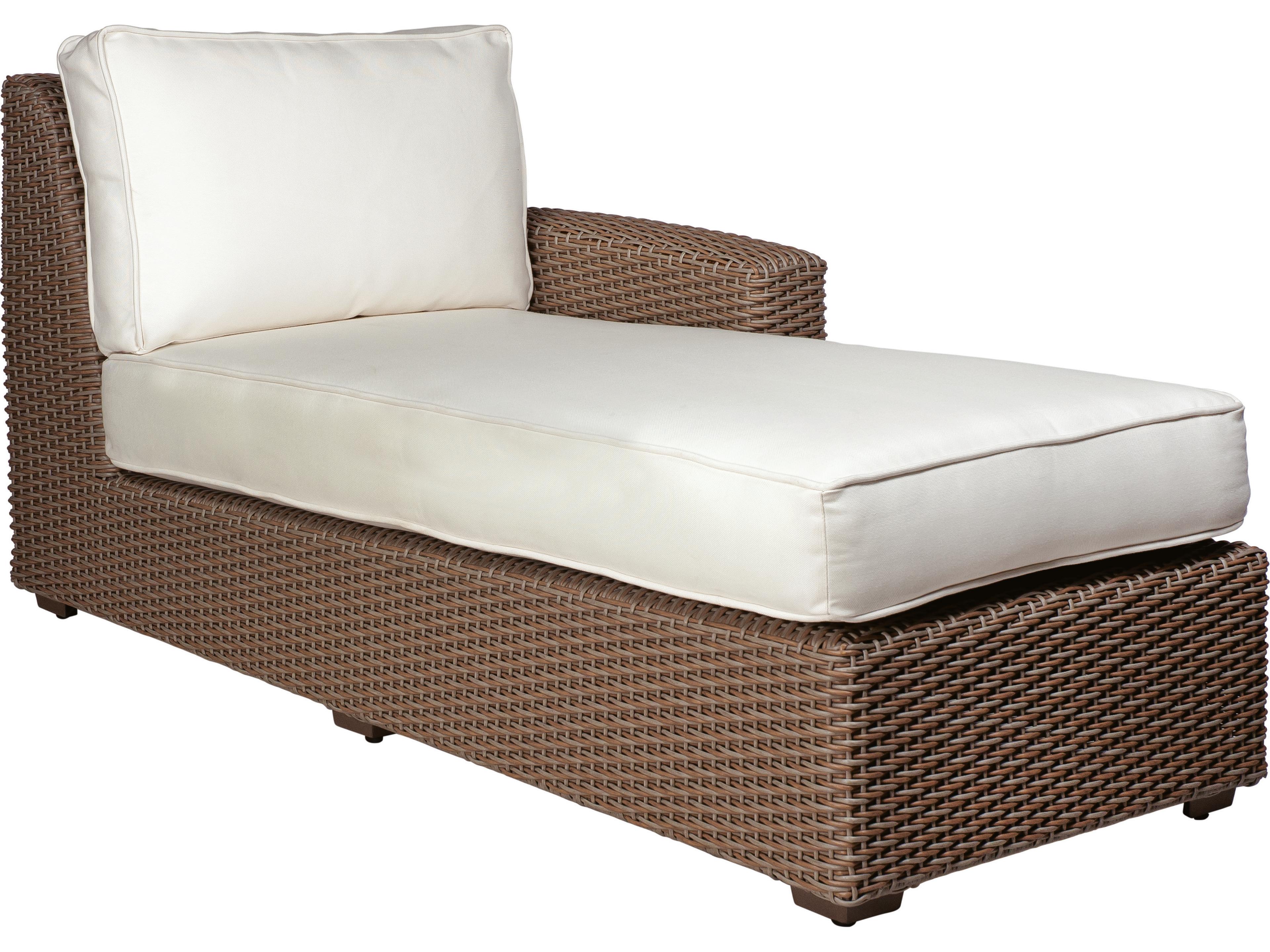 Woodard Whitecraft Augusta Replacement Cushion LAF Chaise Sectional