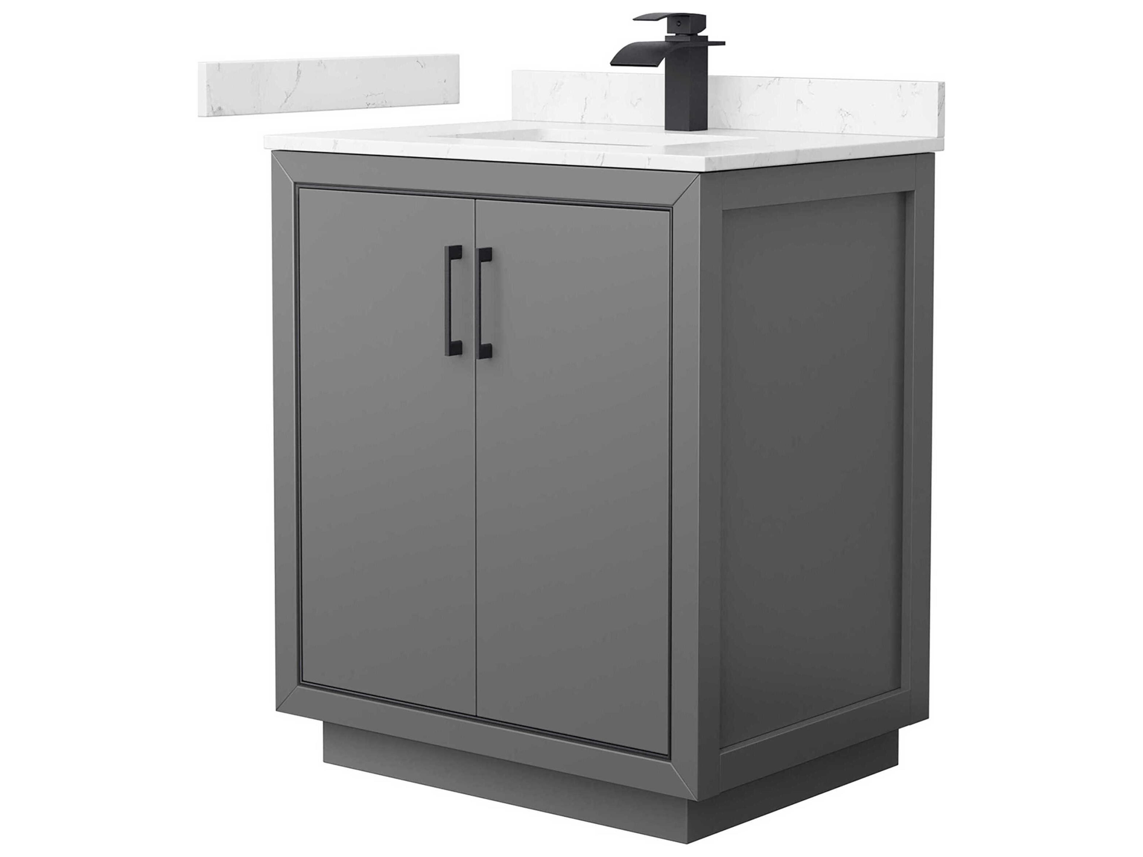 Wyndham Collection Icon 30" Dark Gray Vanity