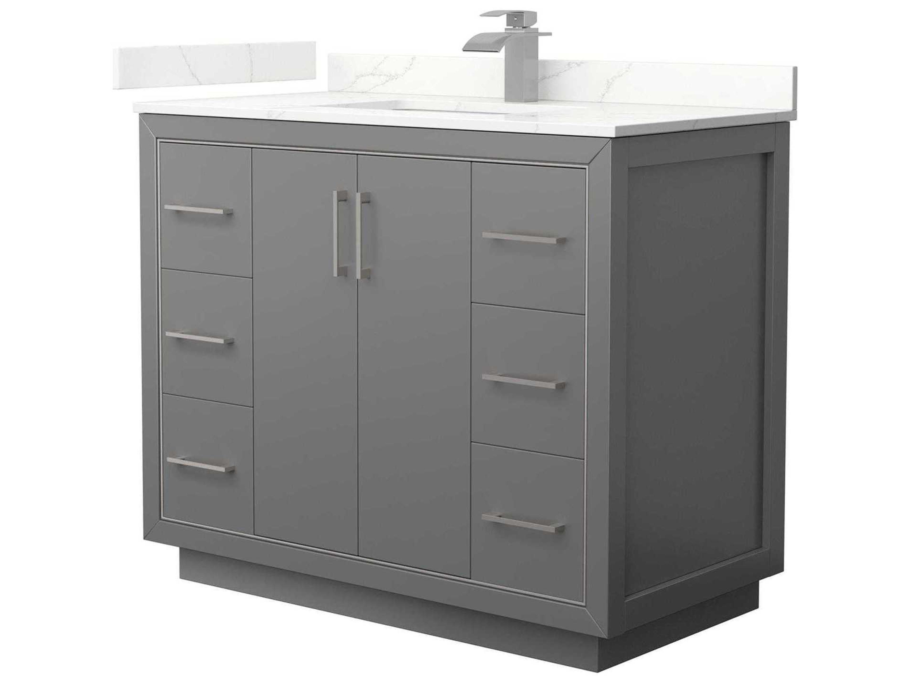 Icon 42" Dark Gray Vanity