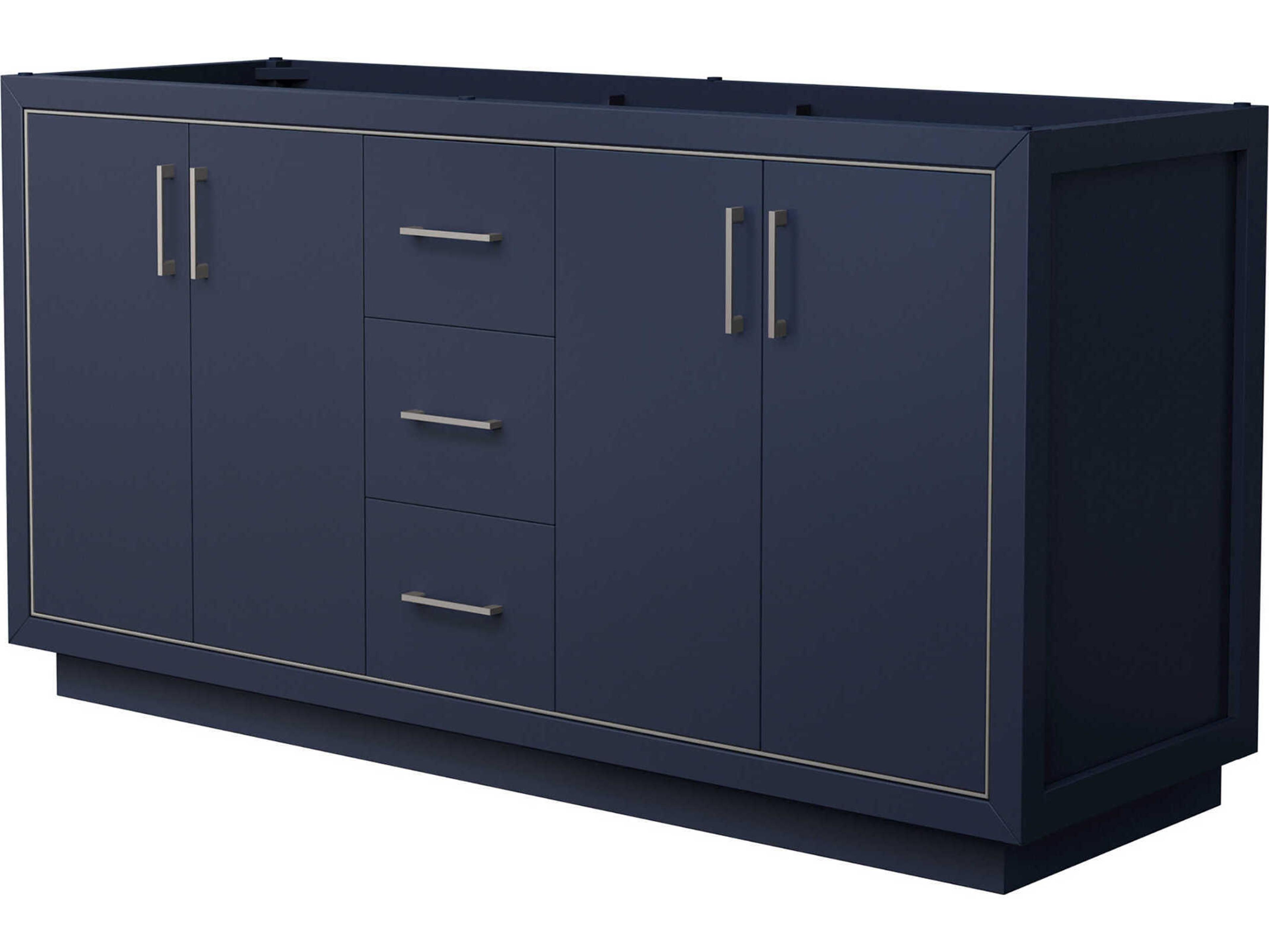 Wyndham Collection Icon 65" Dark Blue Vanity