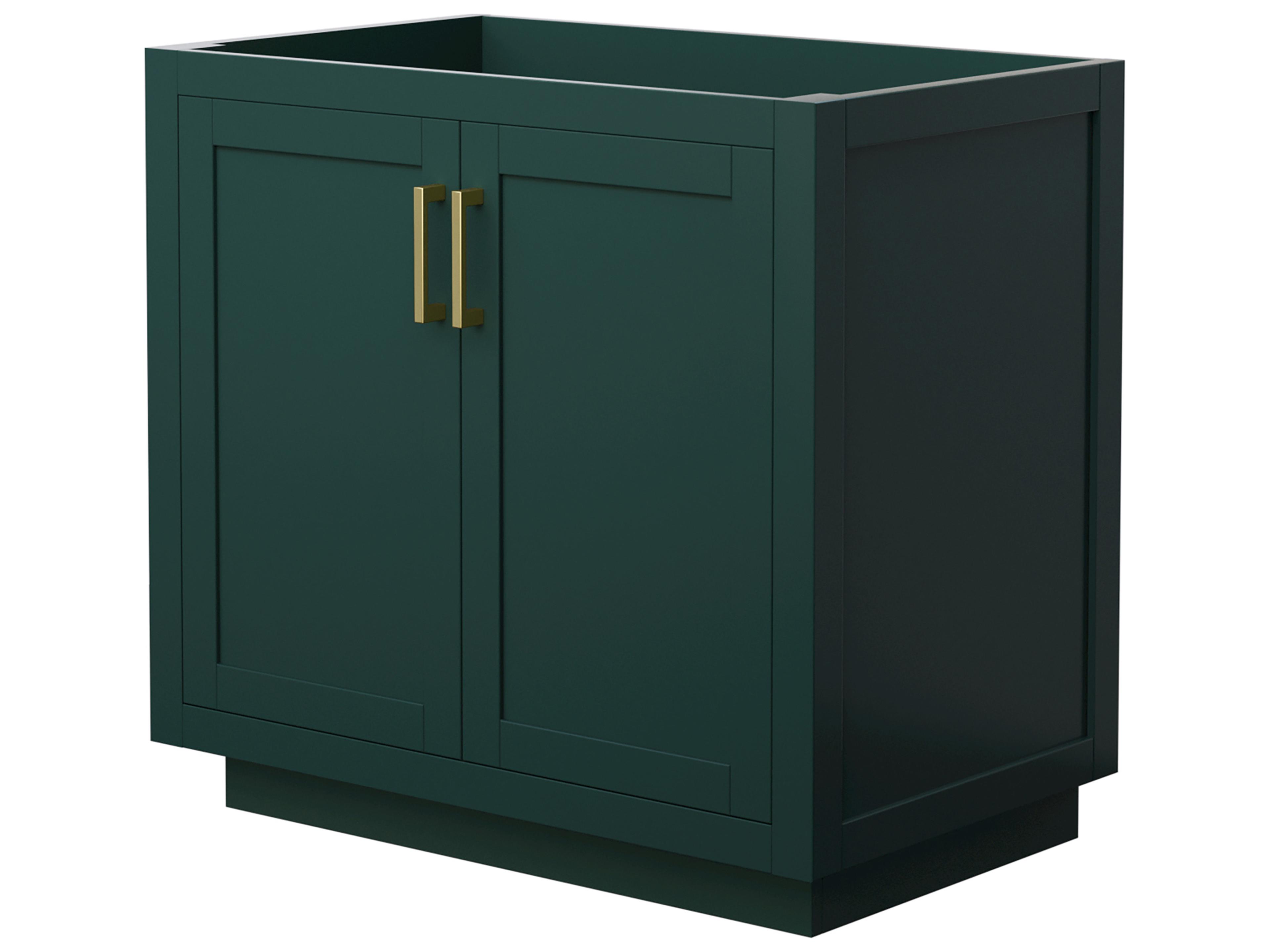 Wyndham Collection Miranda 35" Green Vanity