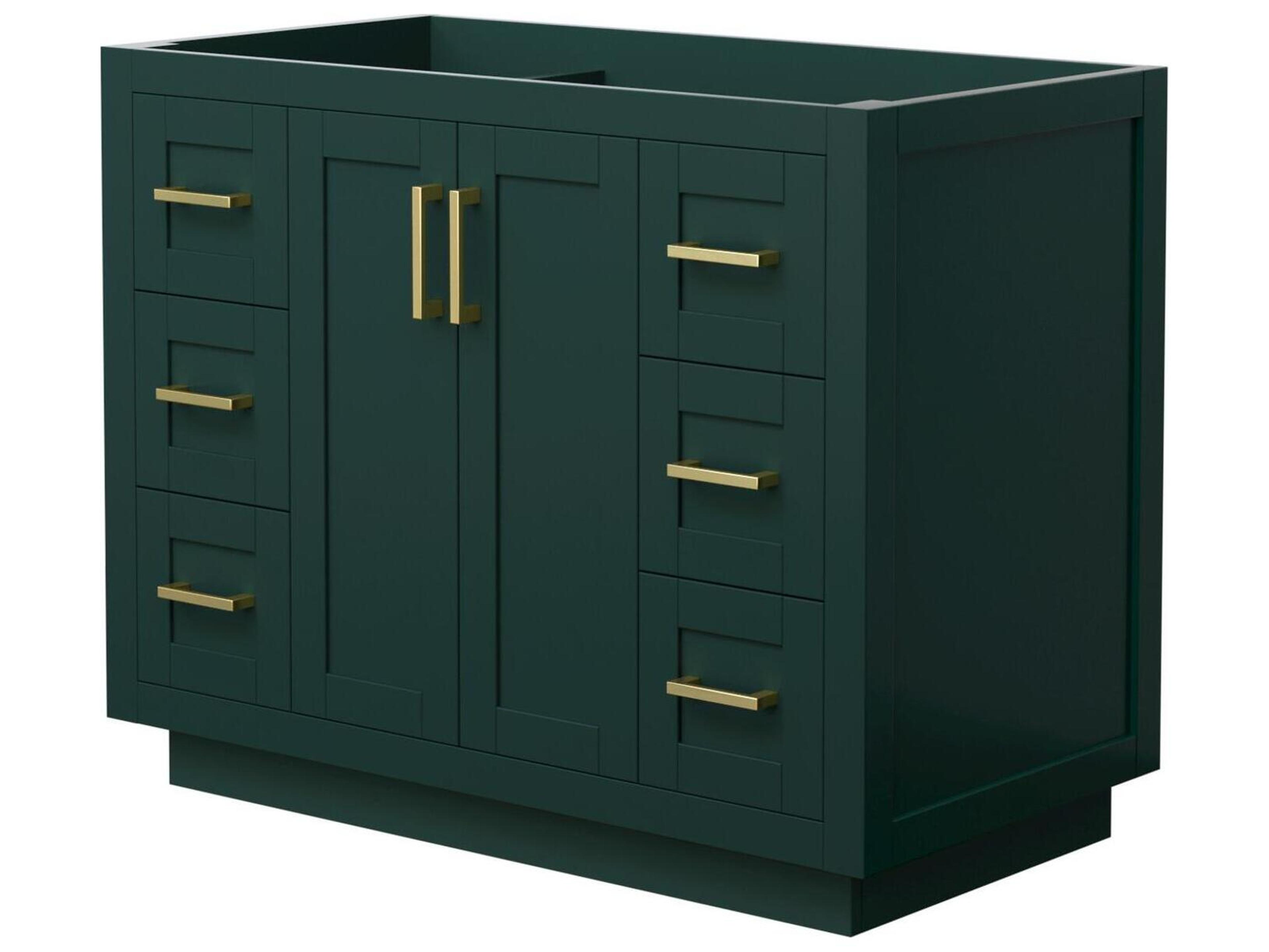Wyndham Collection Miranda 41" Green Vanity