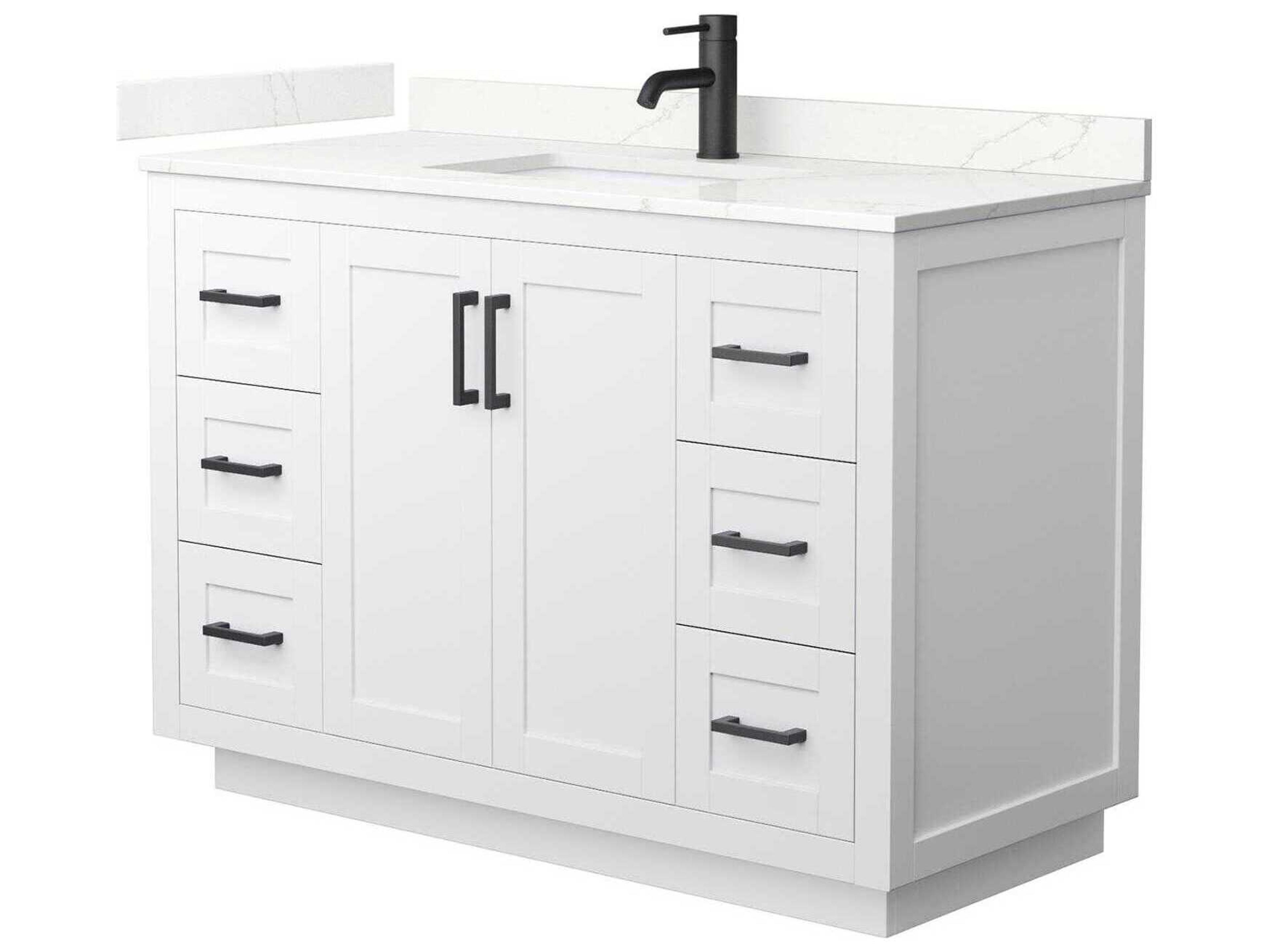 Wyndham Collection Miranda 48" White Vanity