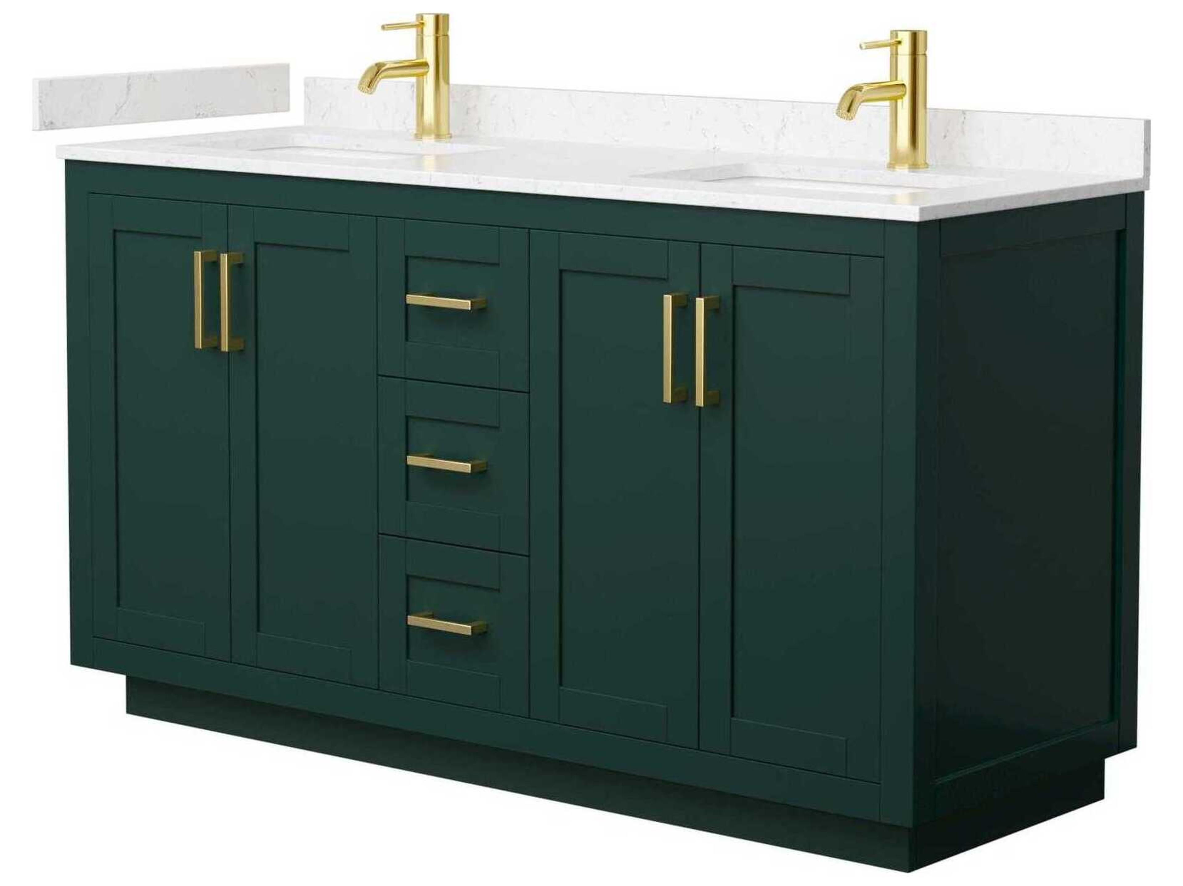 Wyndham Collection Miranda 60" Green Vanity