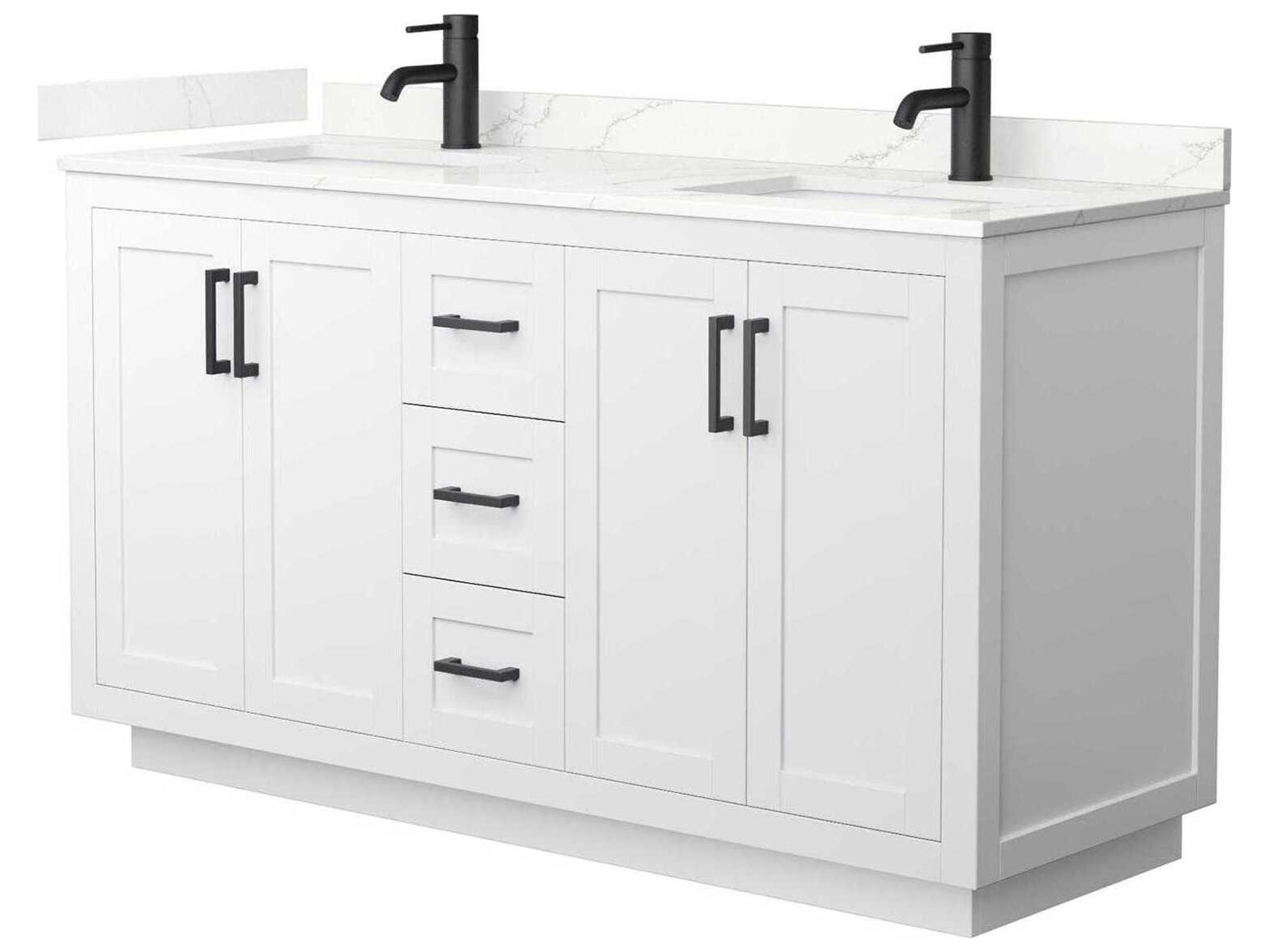 Wyndham Collection Miranda 60" White Vanity