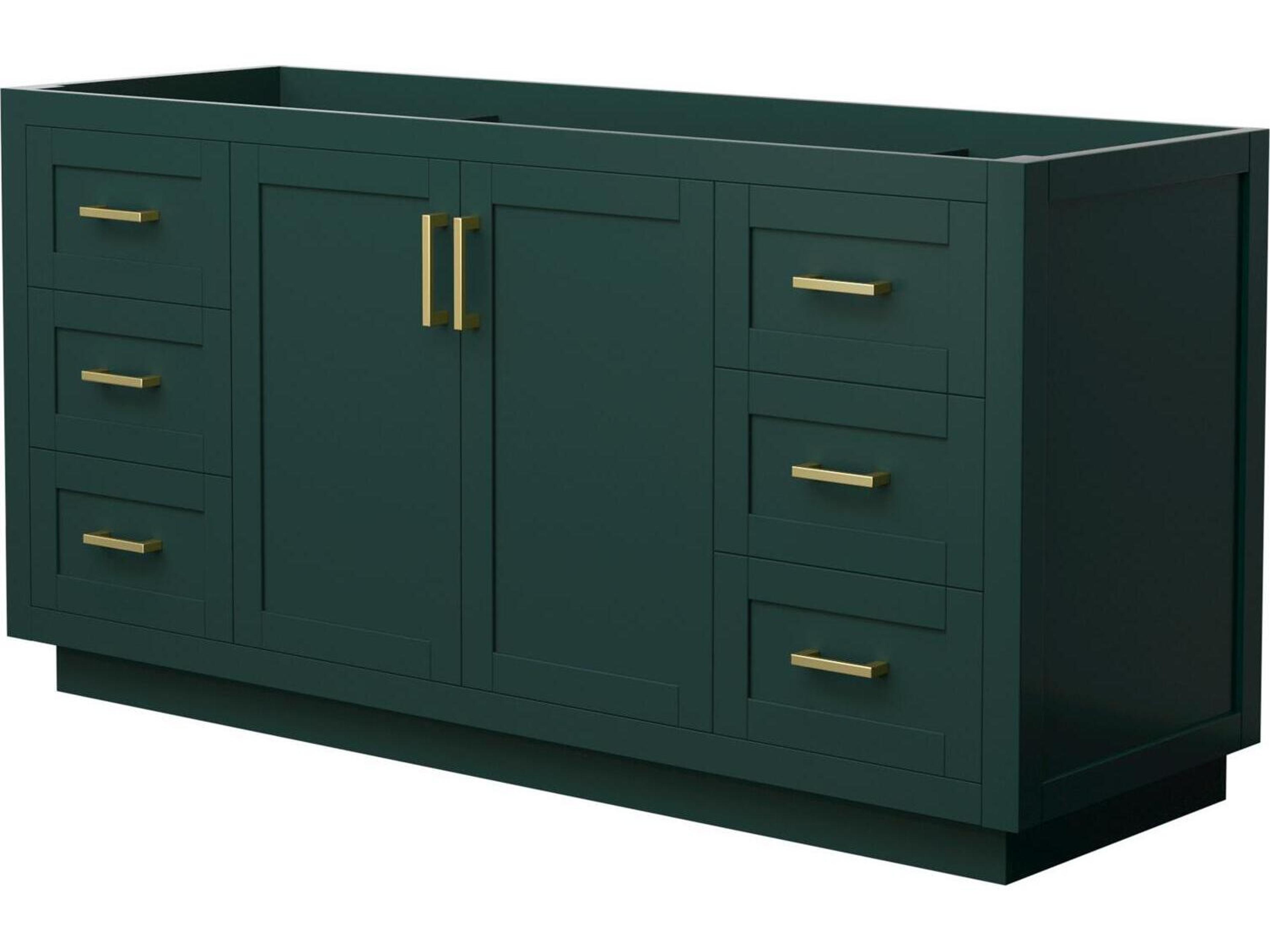 Wyndham Collection Miranda 65" Green Vanity