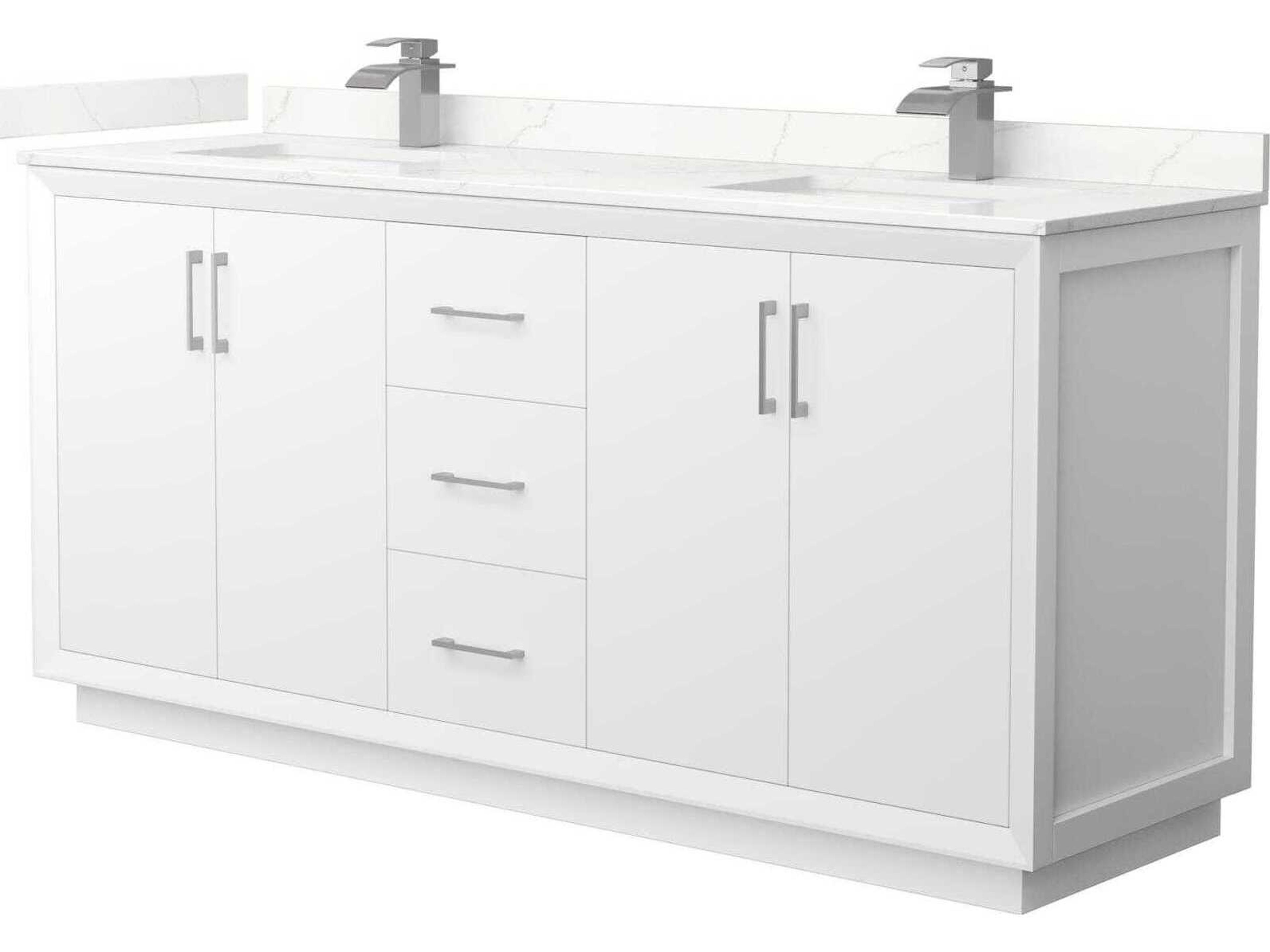 Wyndham Collection Strada 72" White Vanity