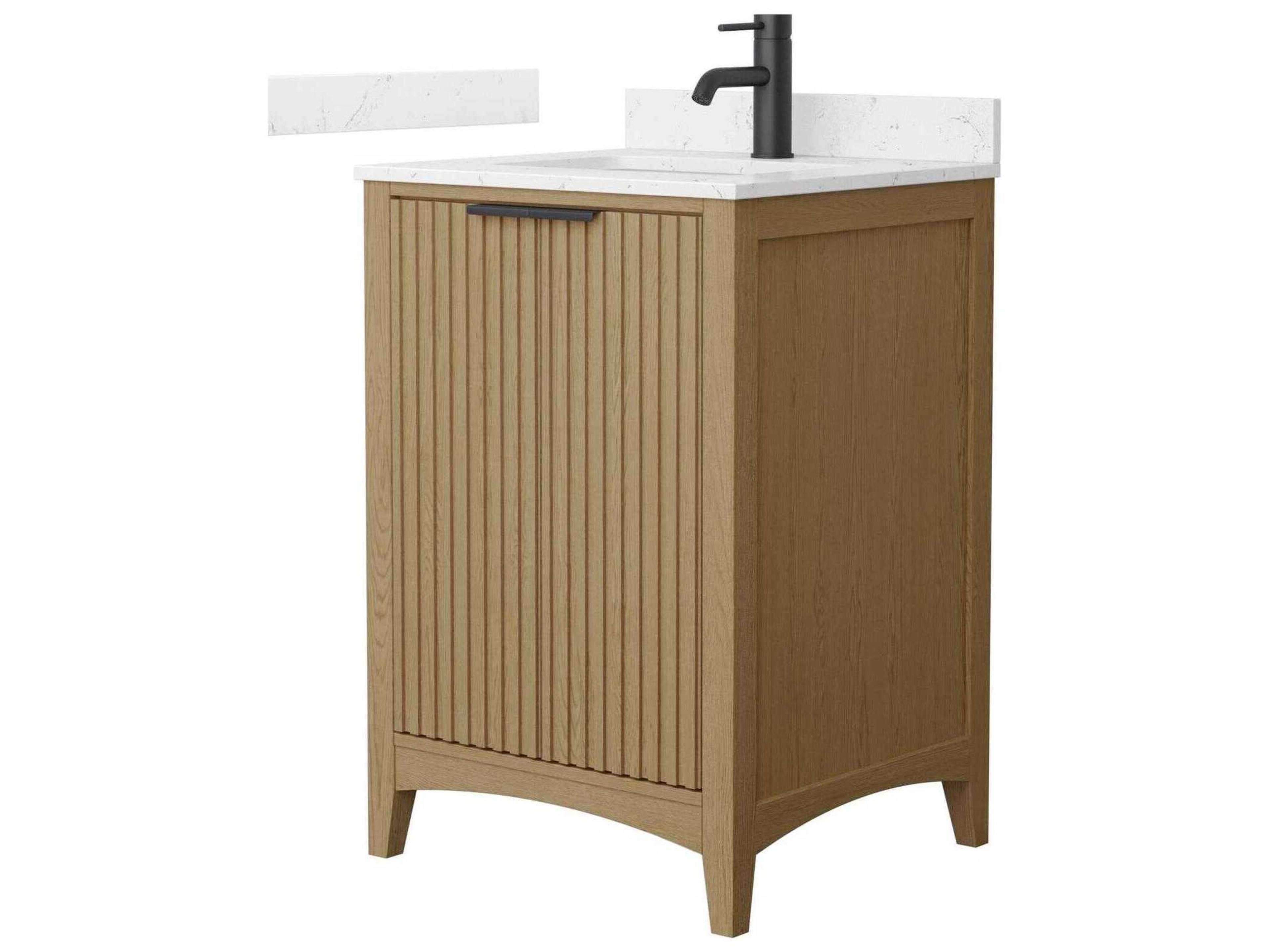 Wyndham Collection Palmilla 24" Natural Oak Vanity
