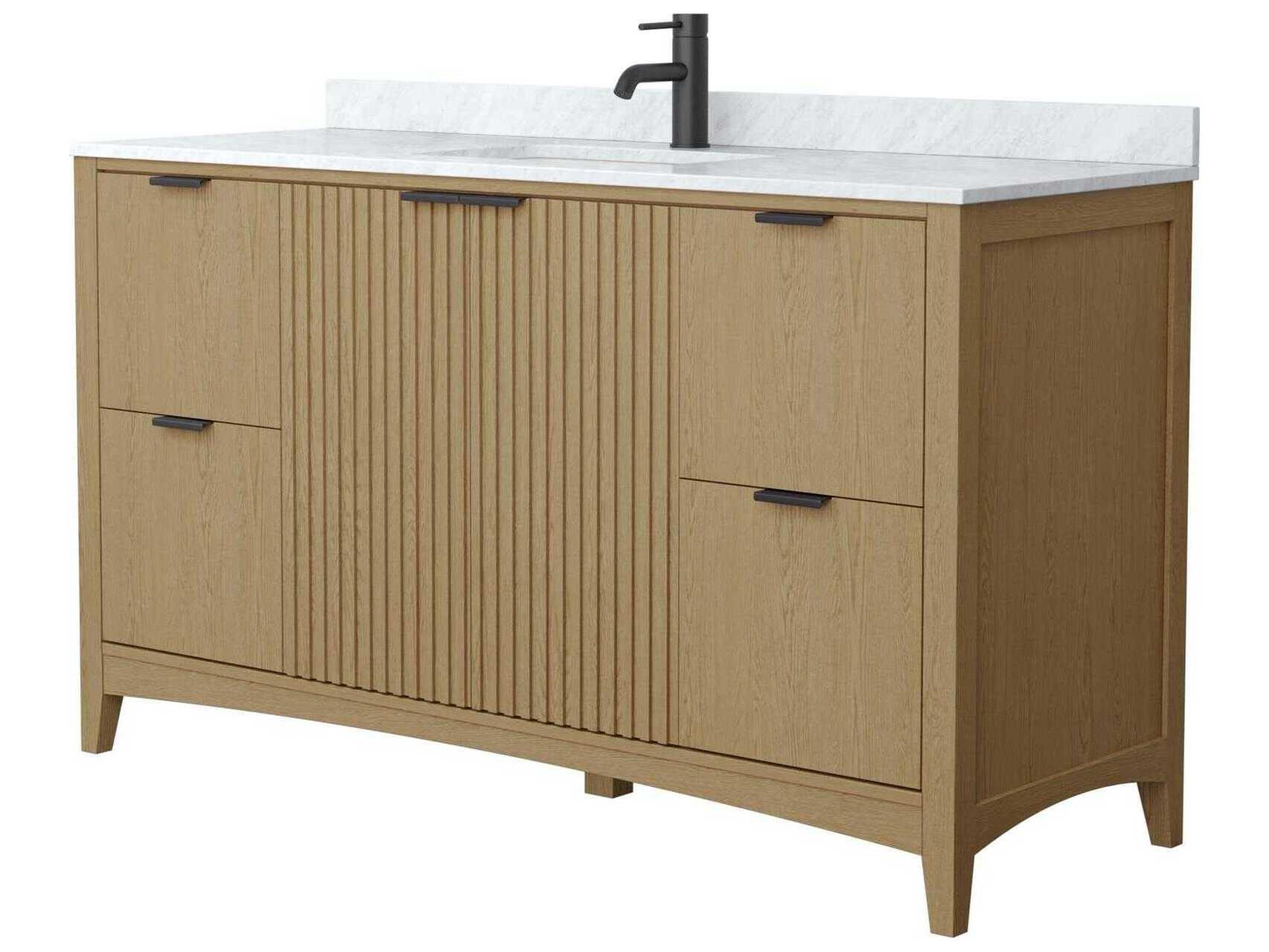 Palmilla 60" Natural Oak Vanity