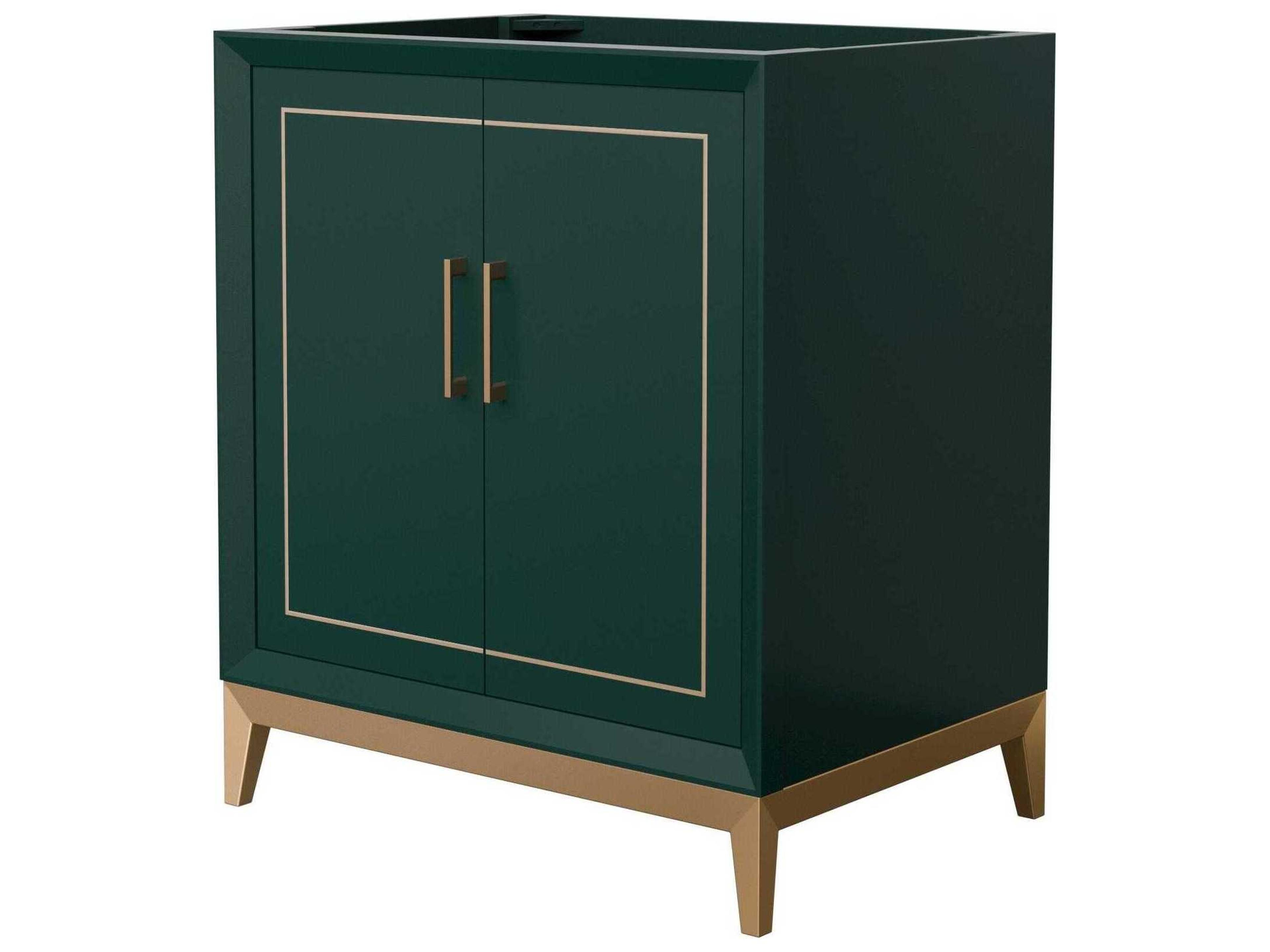Wyndham Collection Marlena 30" Green Vanity