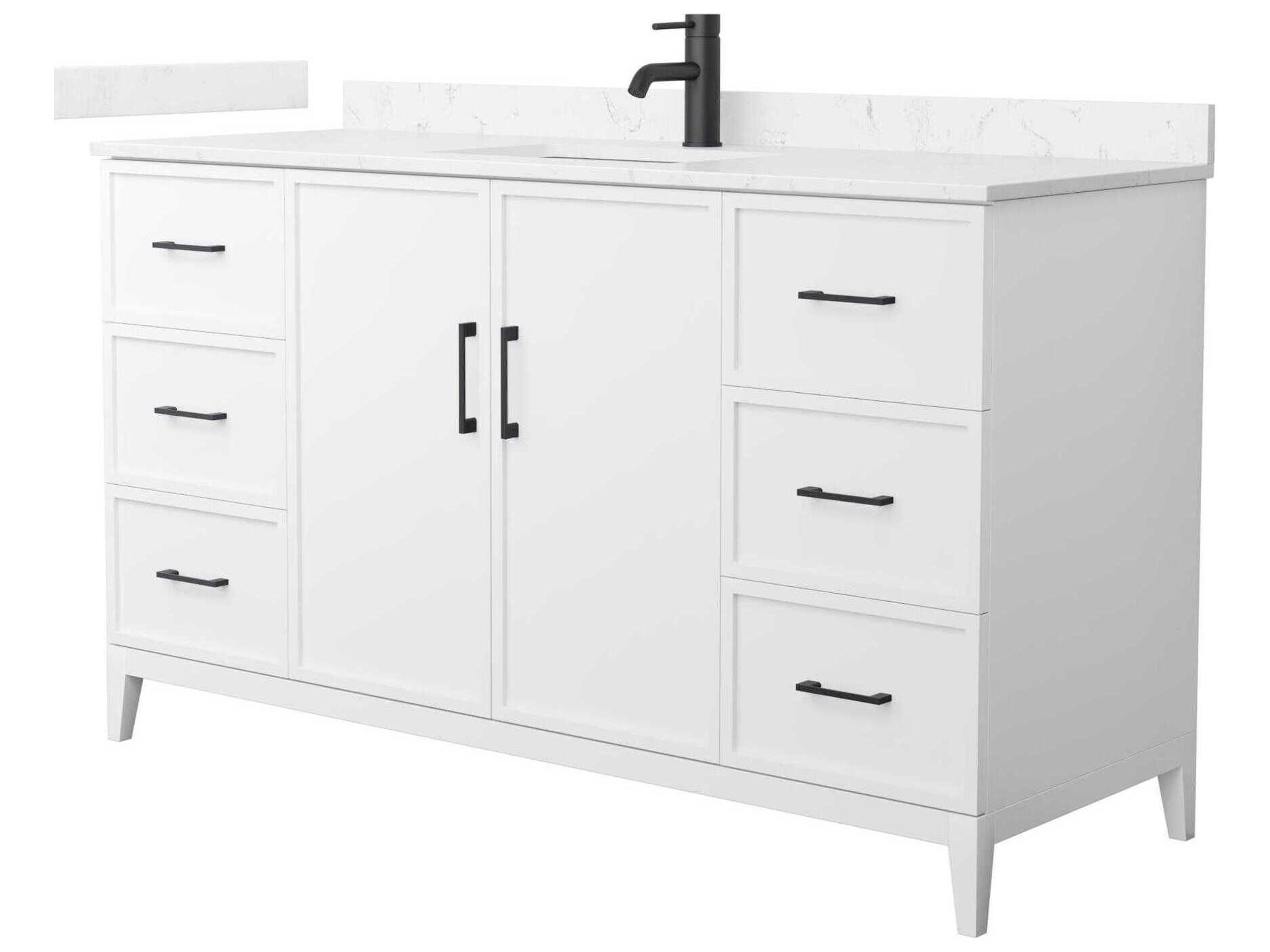 Wyndham Collection Elan 60" White Vanity