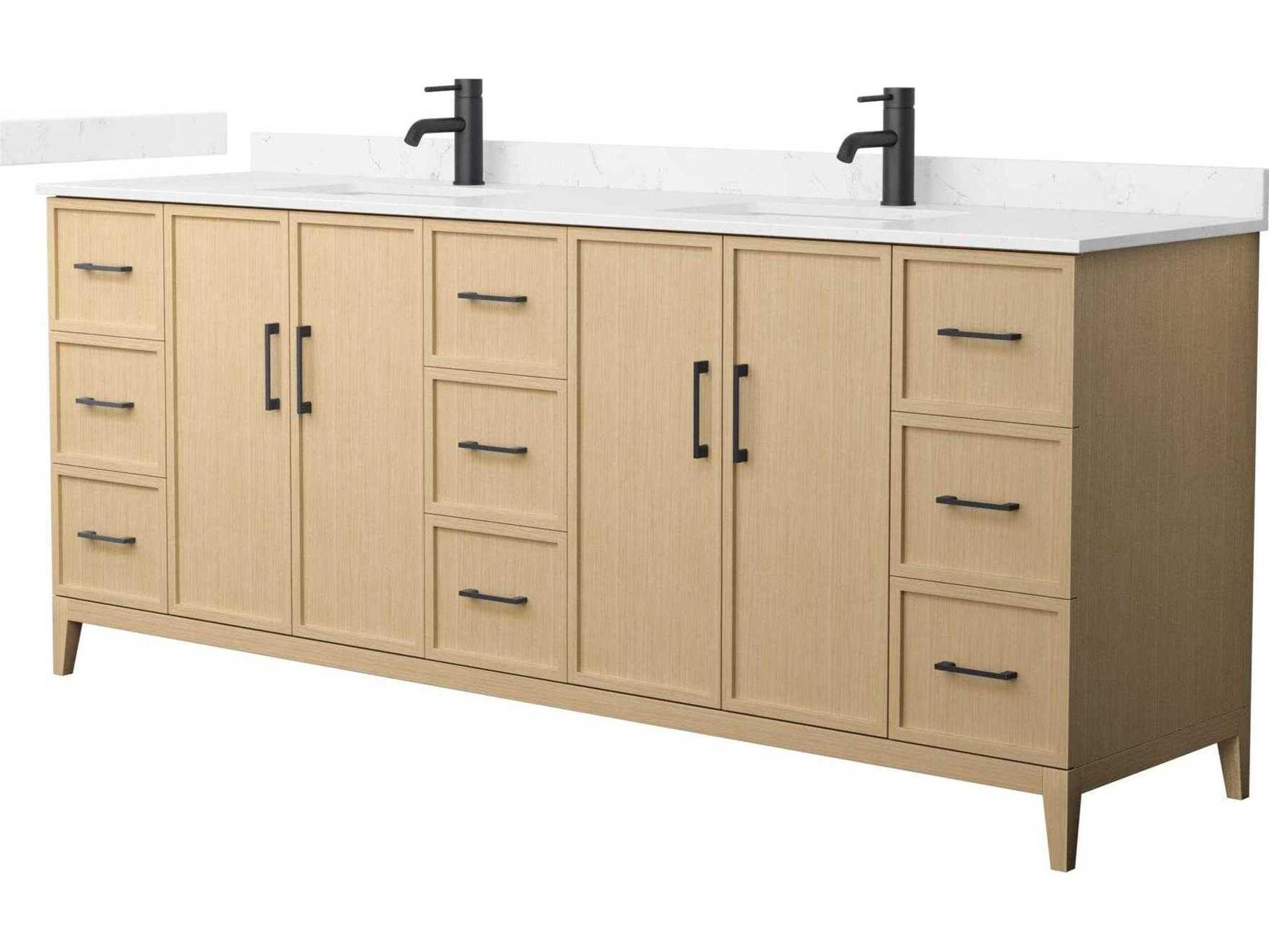 Wyndham Collection Elan 84" White Vanity