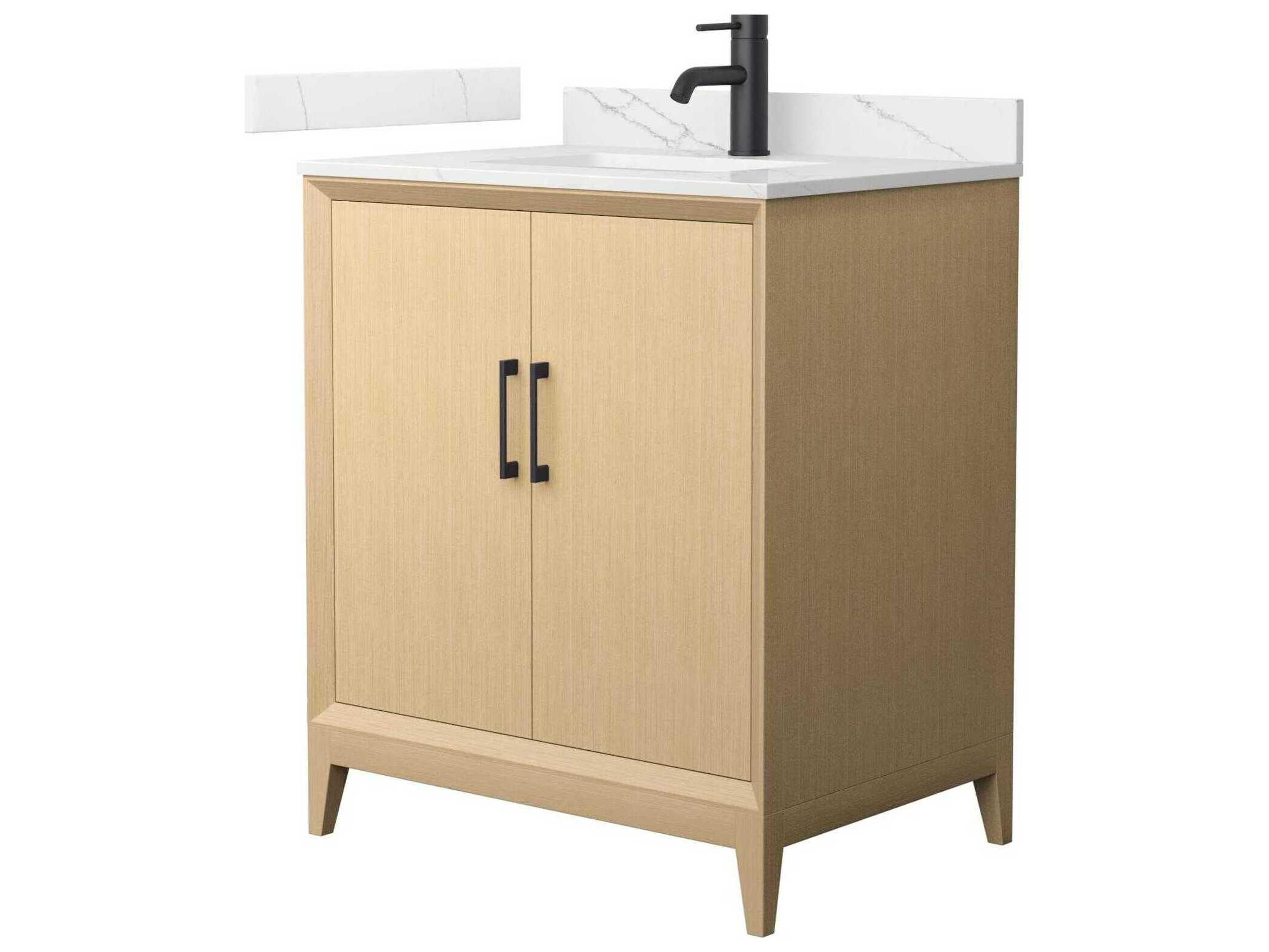 Wyndham Collection Janna 30" White Vanity