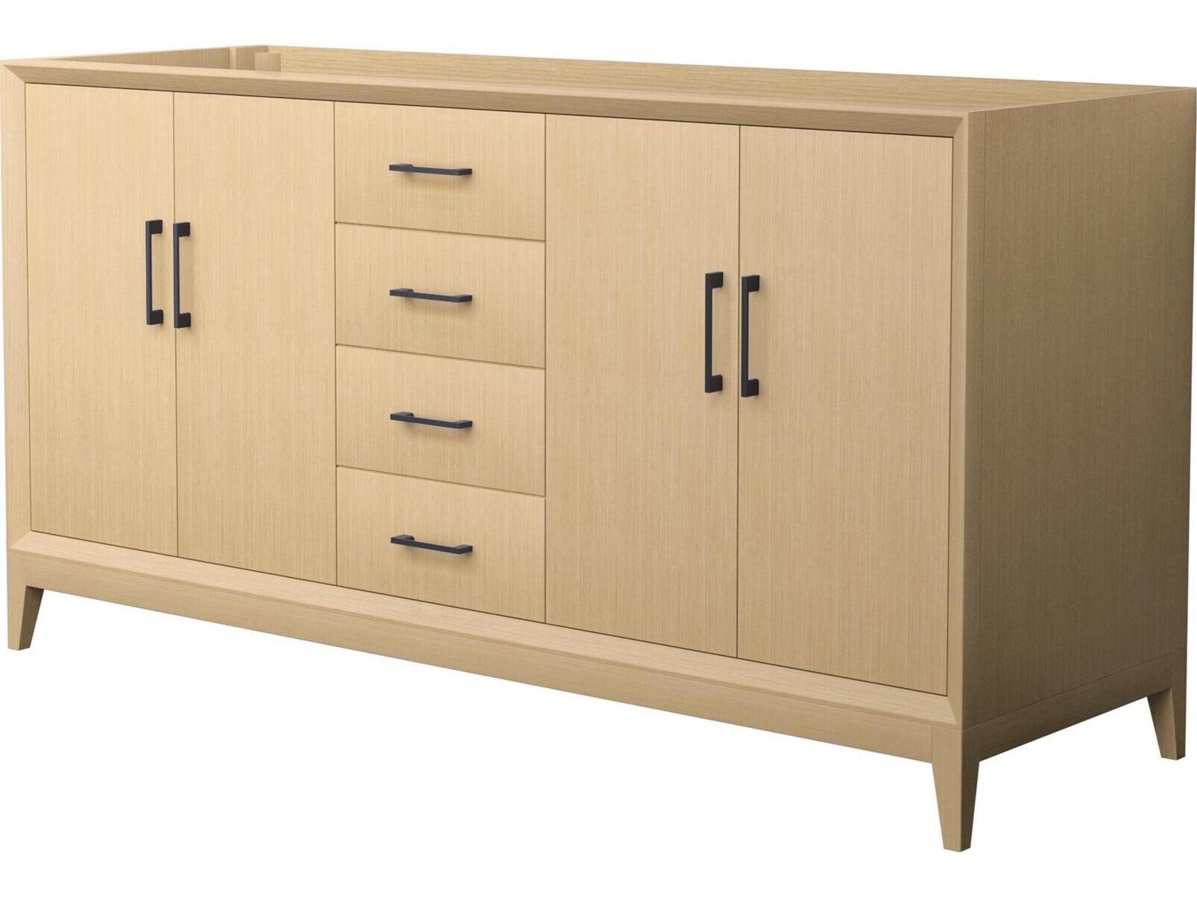 Wyndham Collection Janna 65" White Vanity