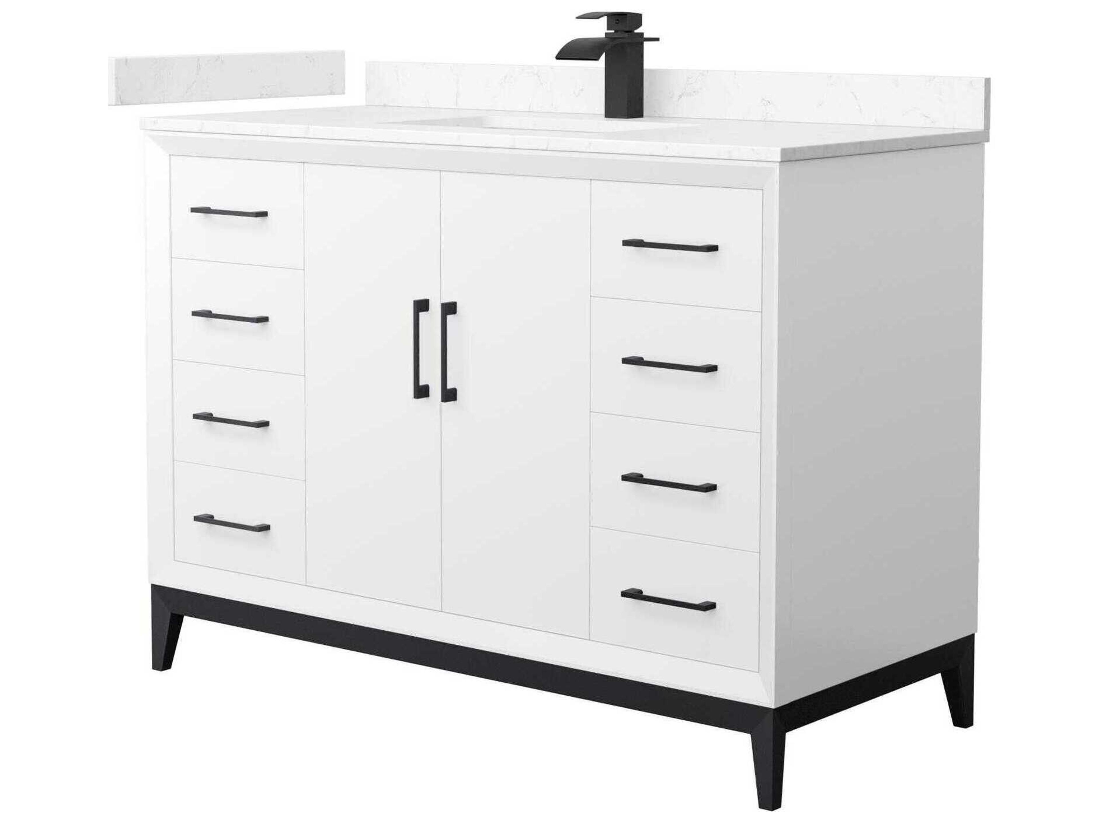 Wyndham Collection Amici 48" White Vanity