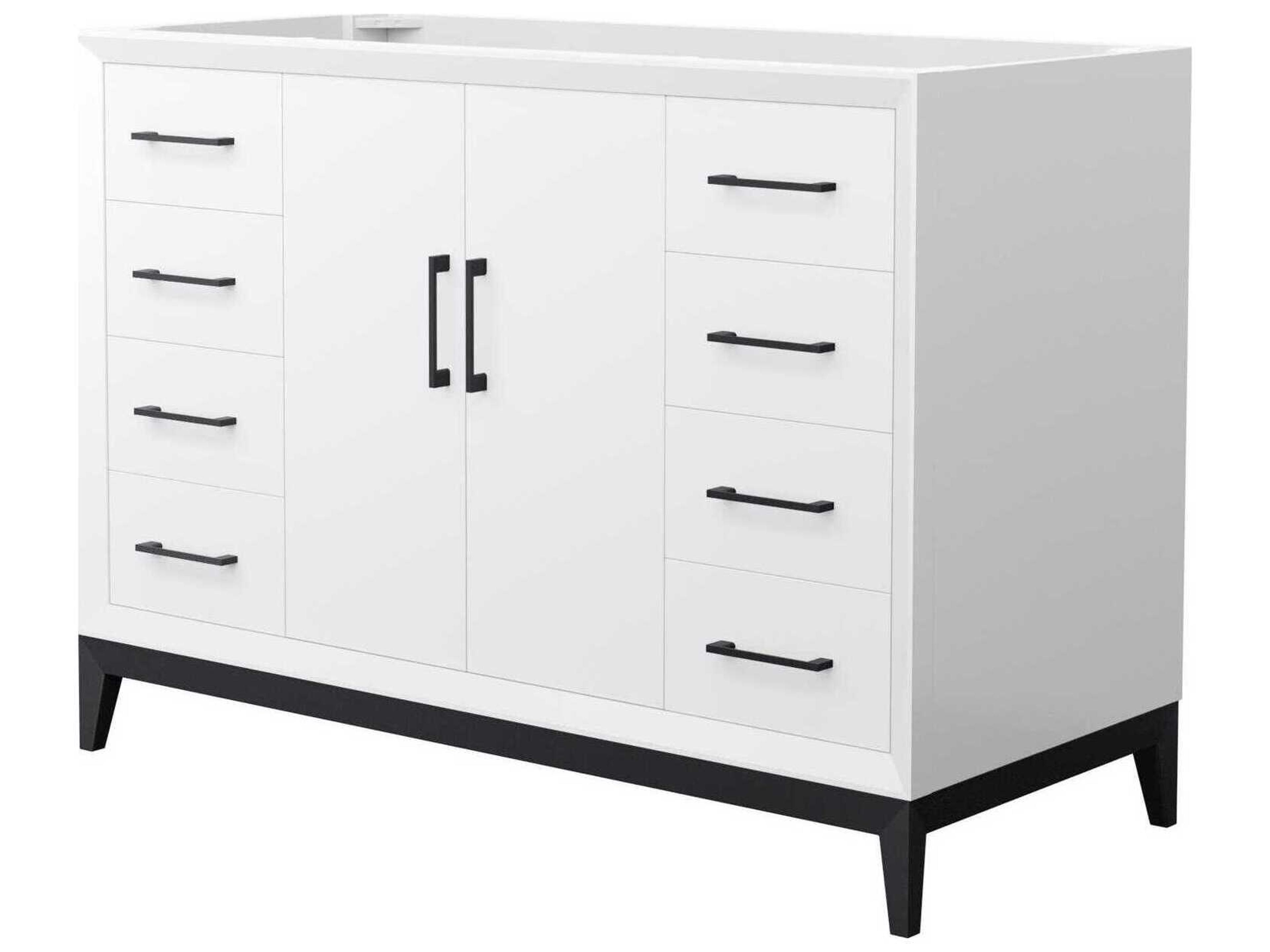 Wyndham Collection Amici 47" White Vanity