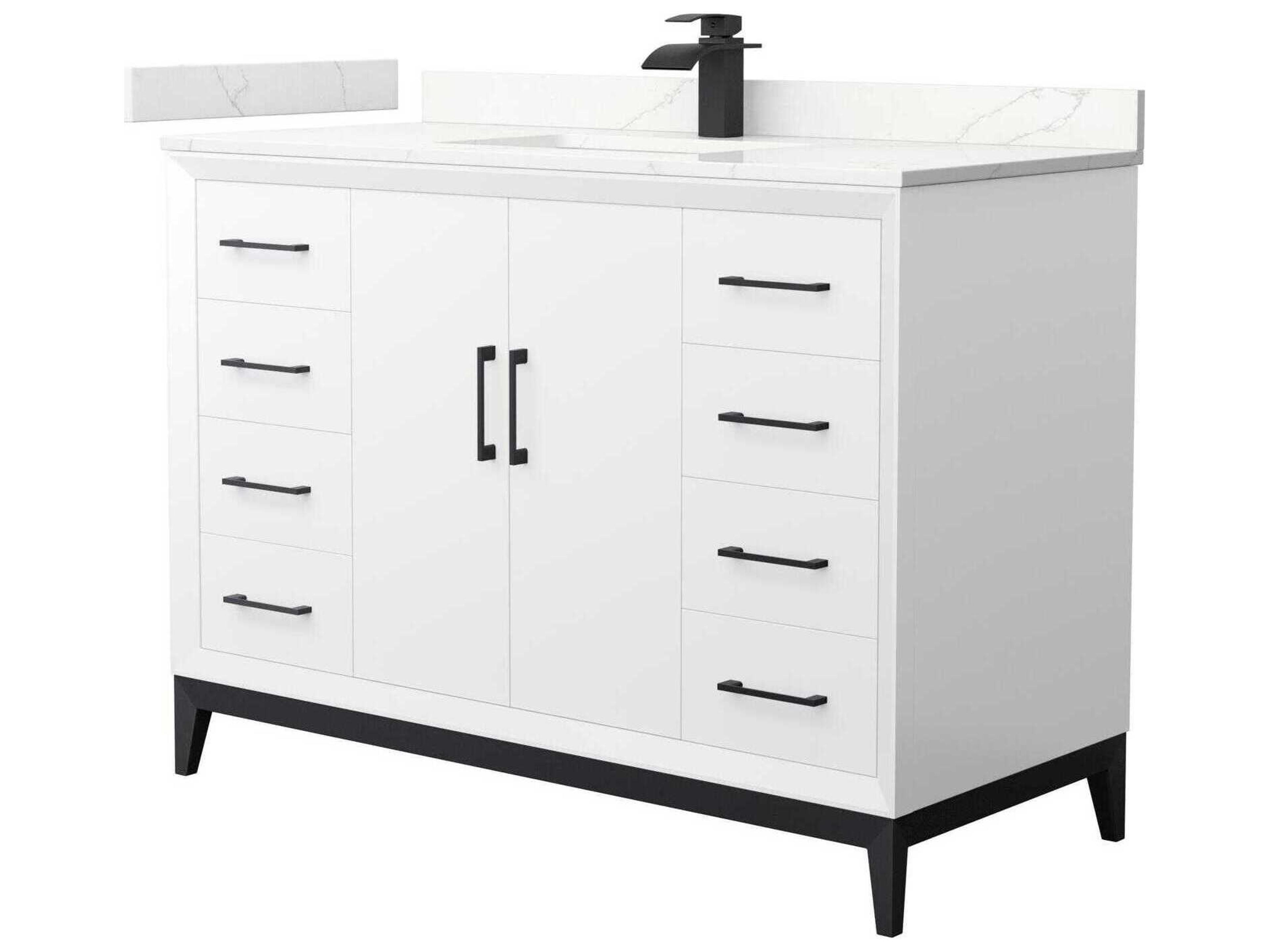 Wyndham Collection Amici 48" White Vanity