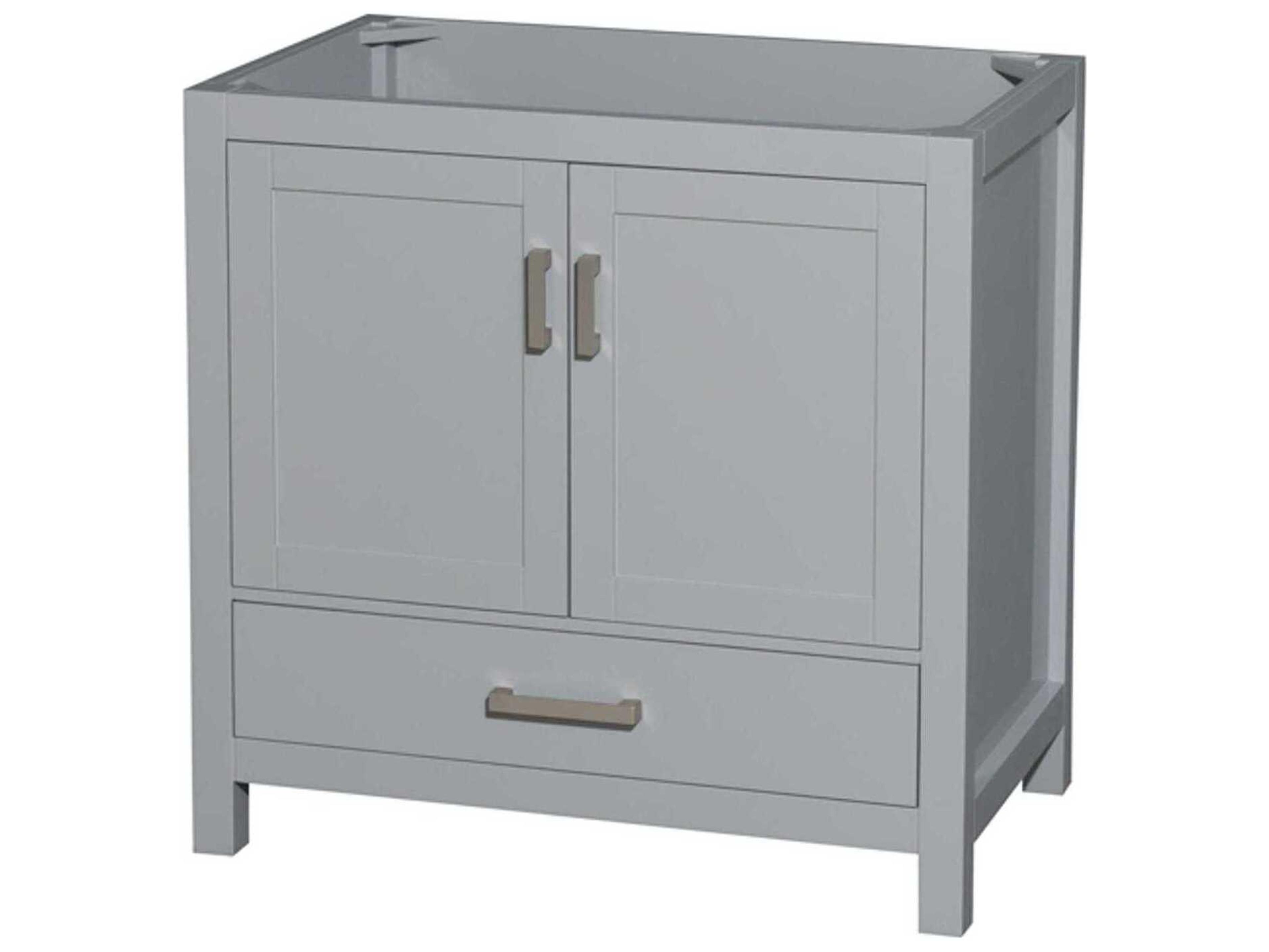 Wyndham Collection Sheffield 35" Gray Vanity