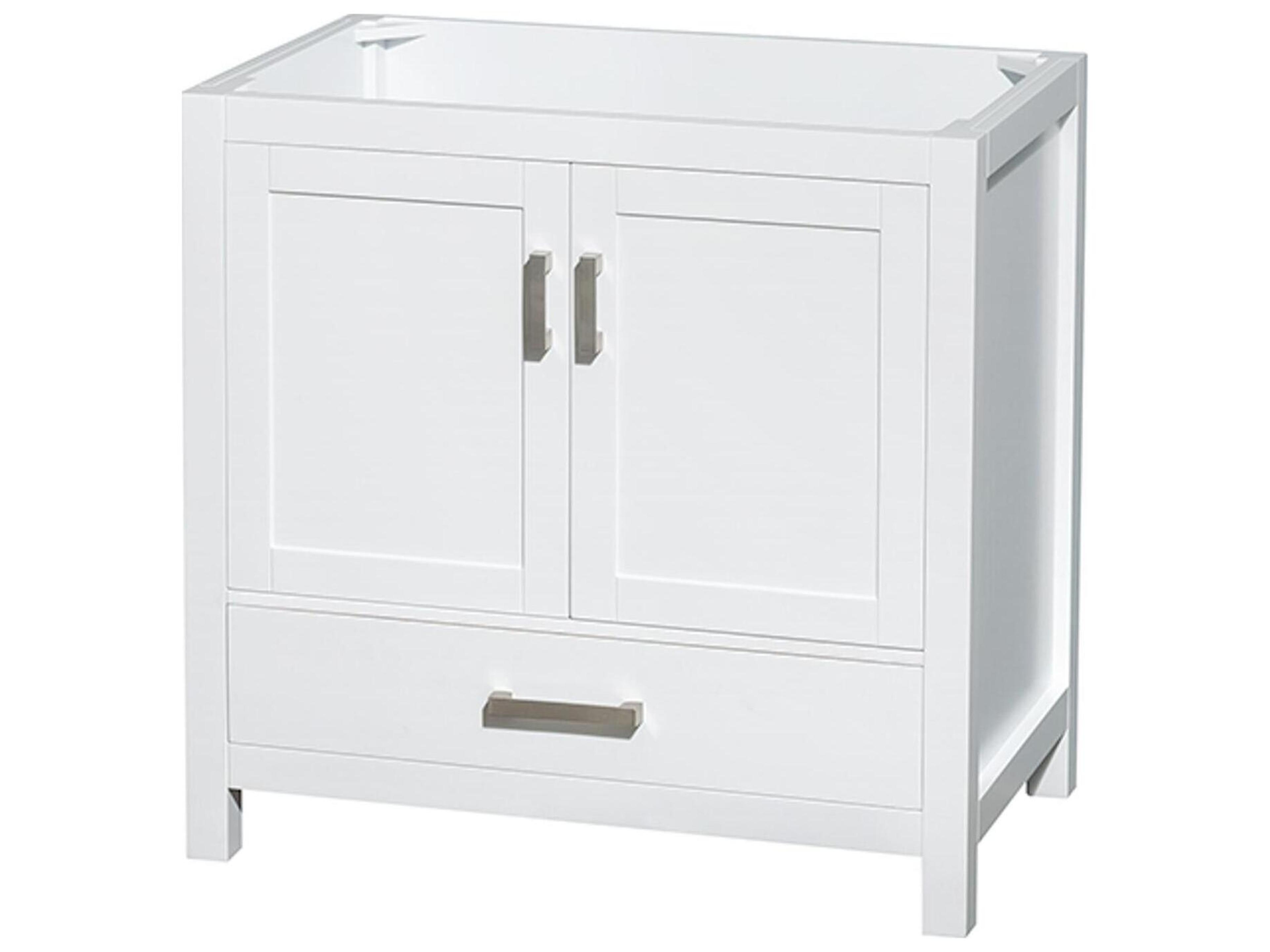 Wyndham Collection Sheffield 35" White Vanity
