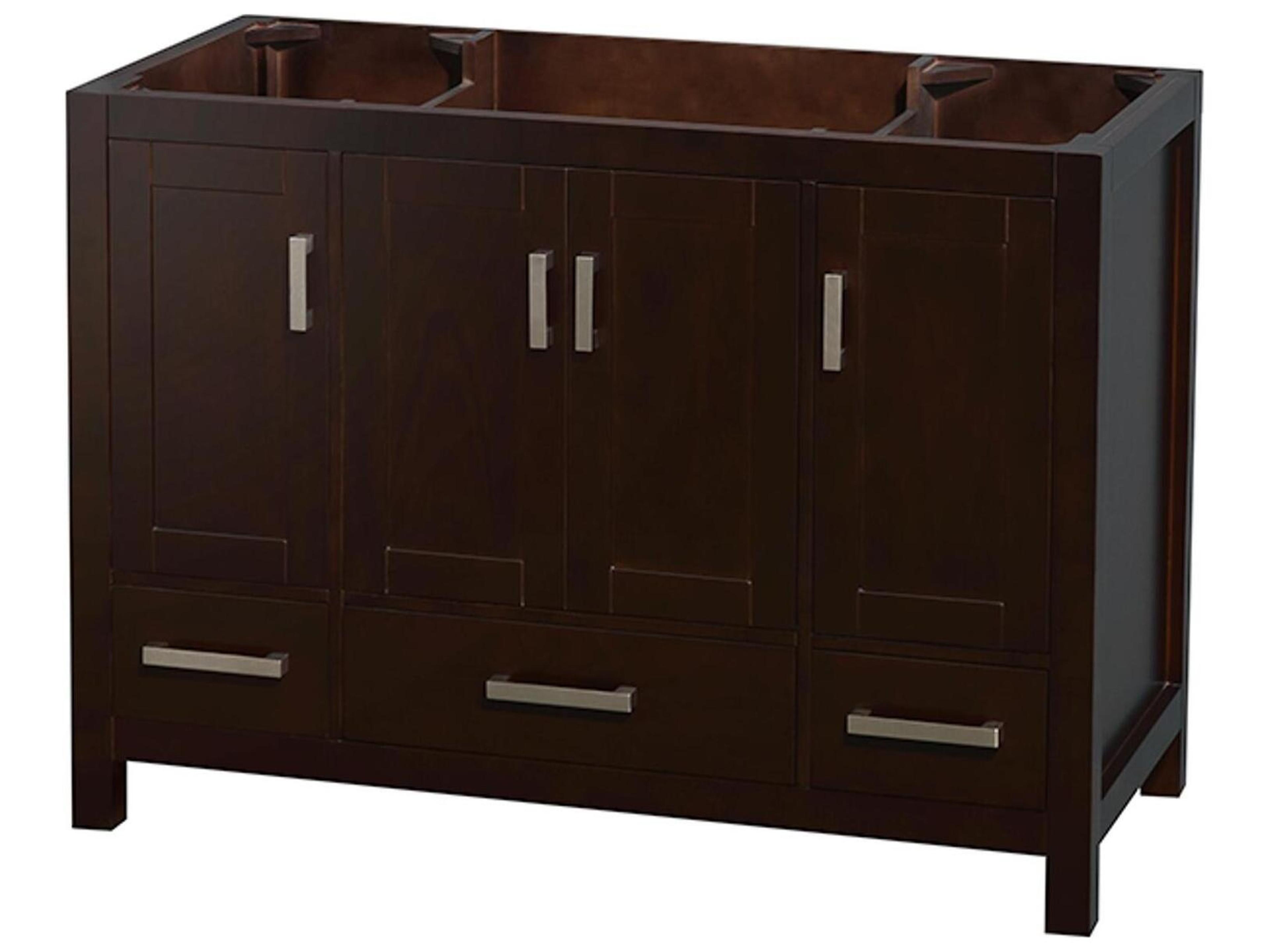 Wyndham Collection Sheffield 47" Espresso Vanity