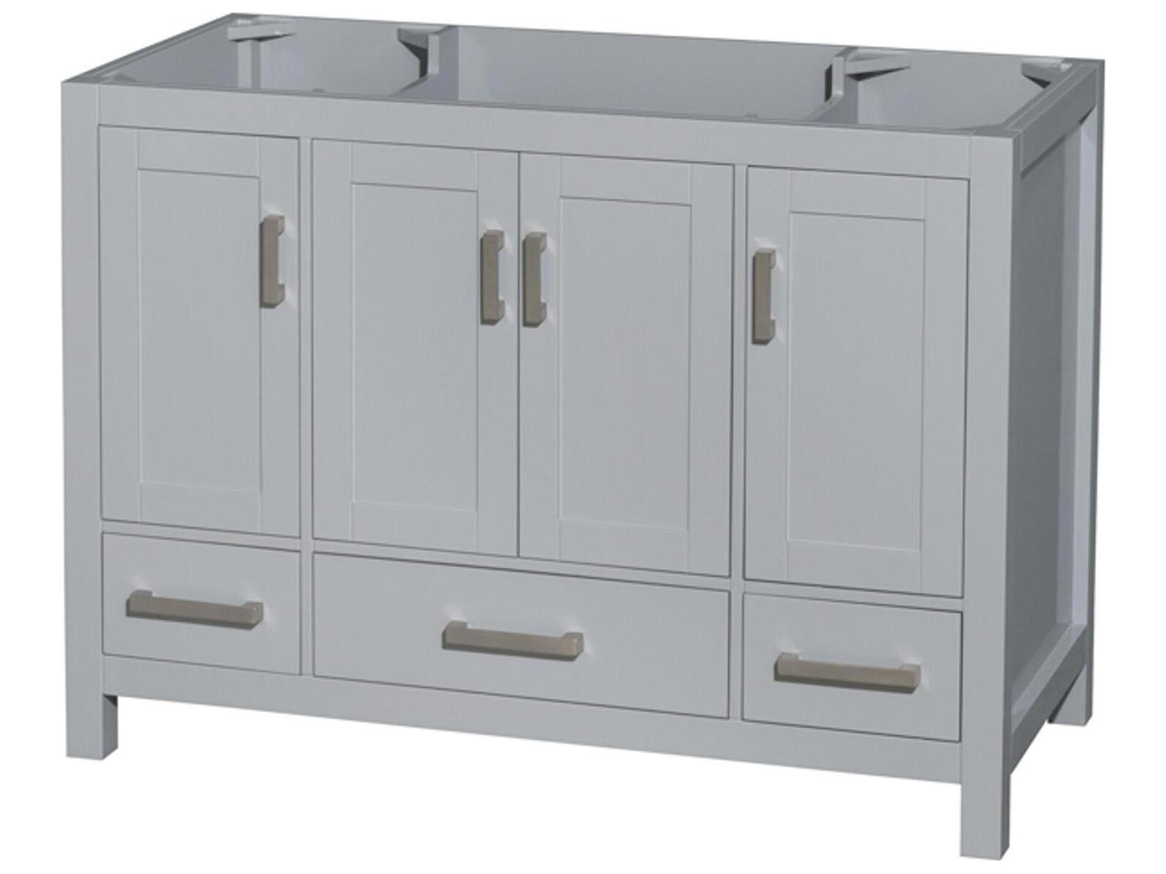 Wyndham Collection Sheffield 47" Gray Vanity