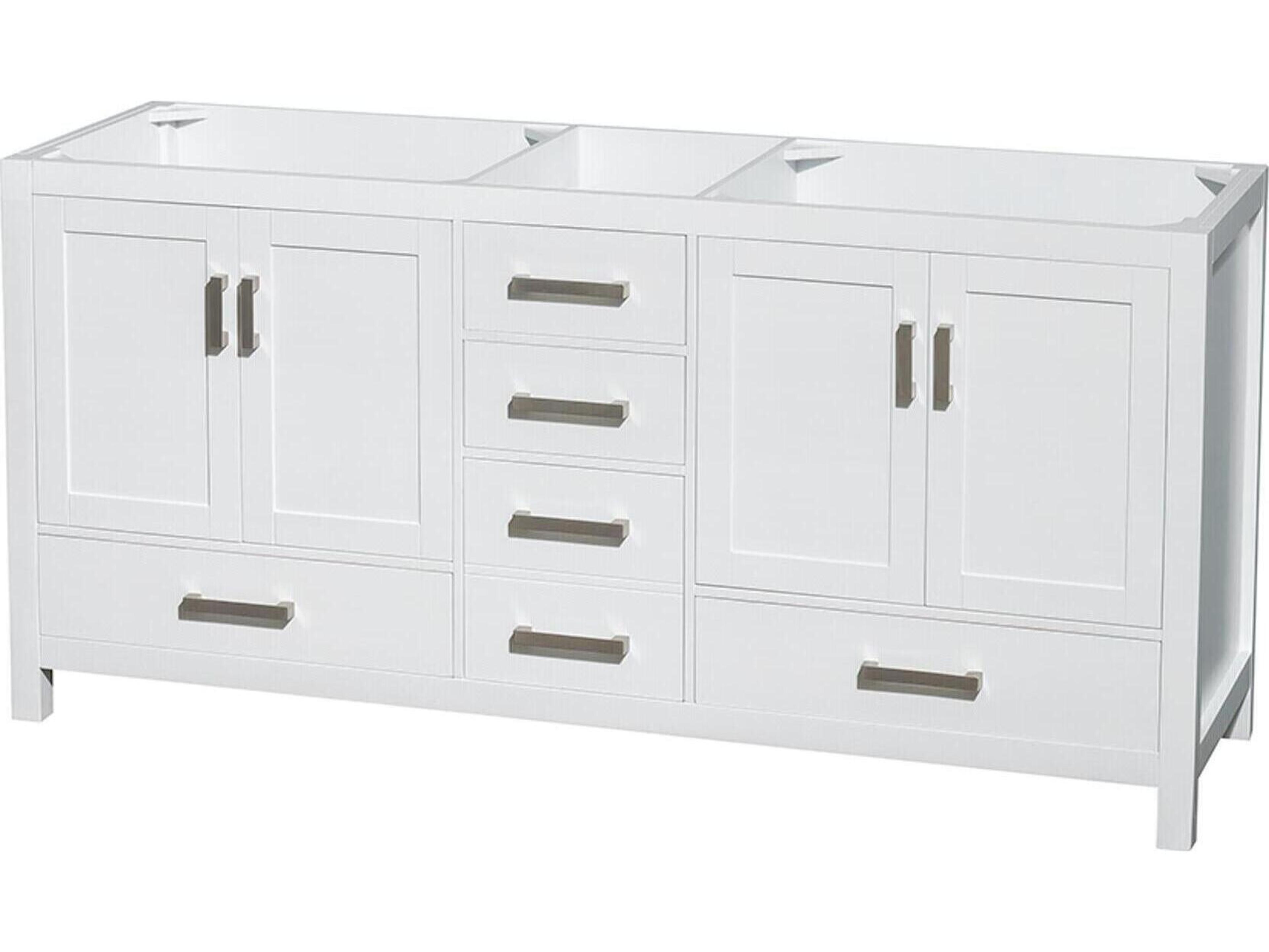 Wyndham Collection Sheffield 72" White Vanity