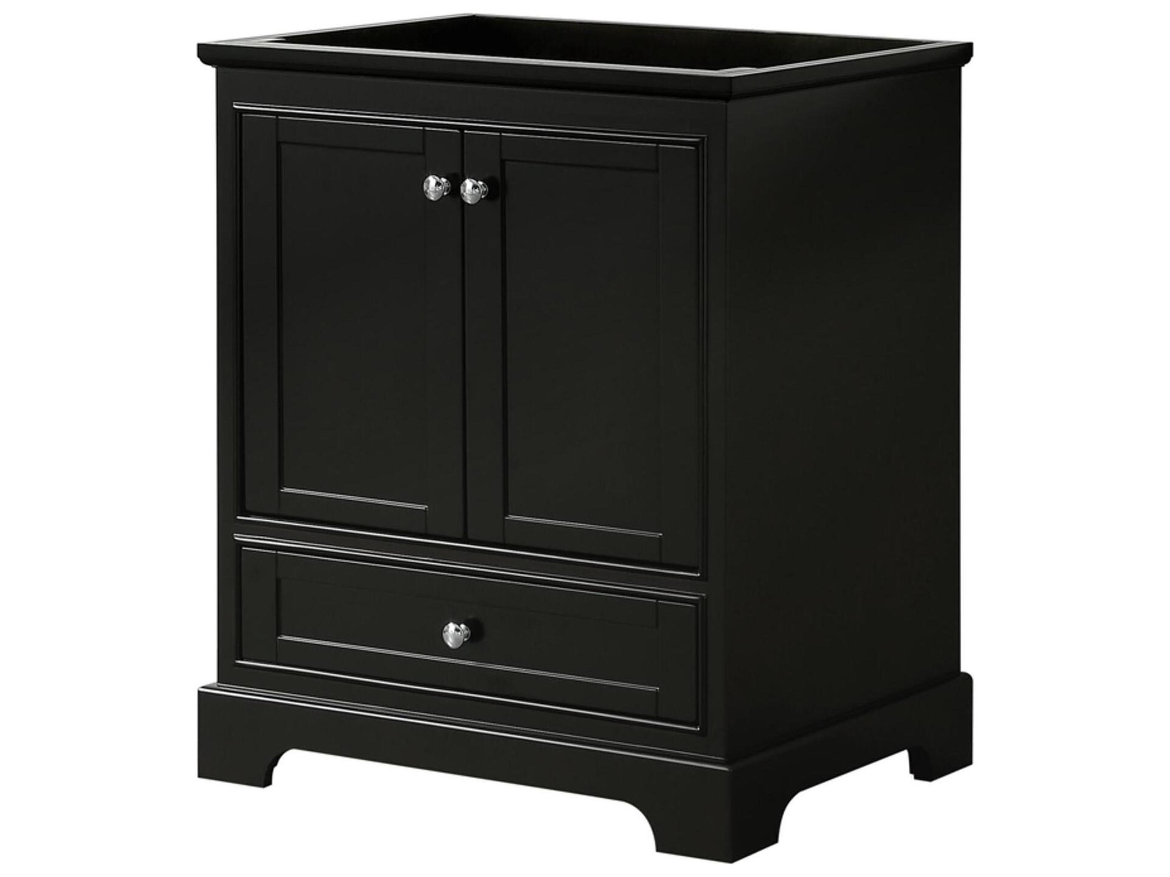 Wyndham Collection Deborah 29" Dark Espresso Vanity