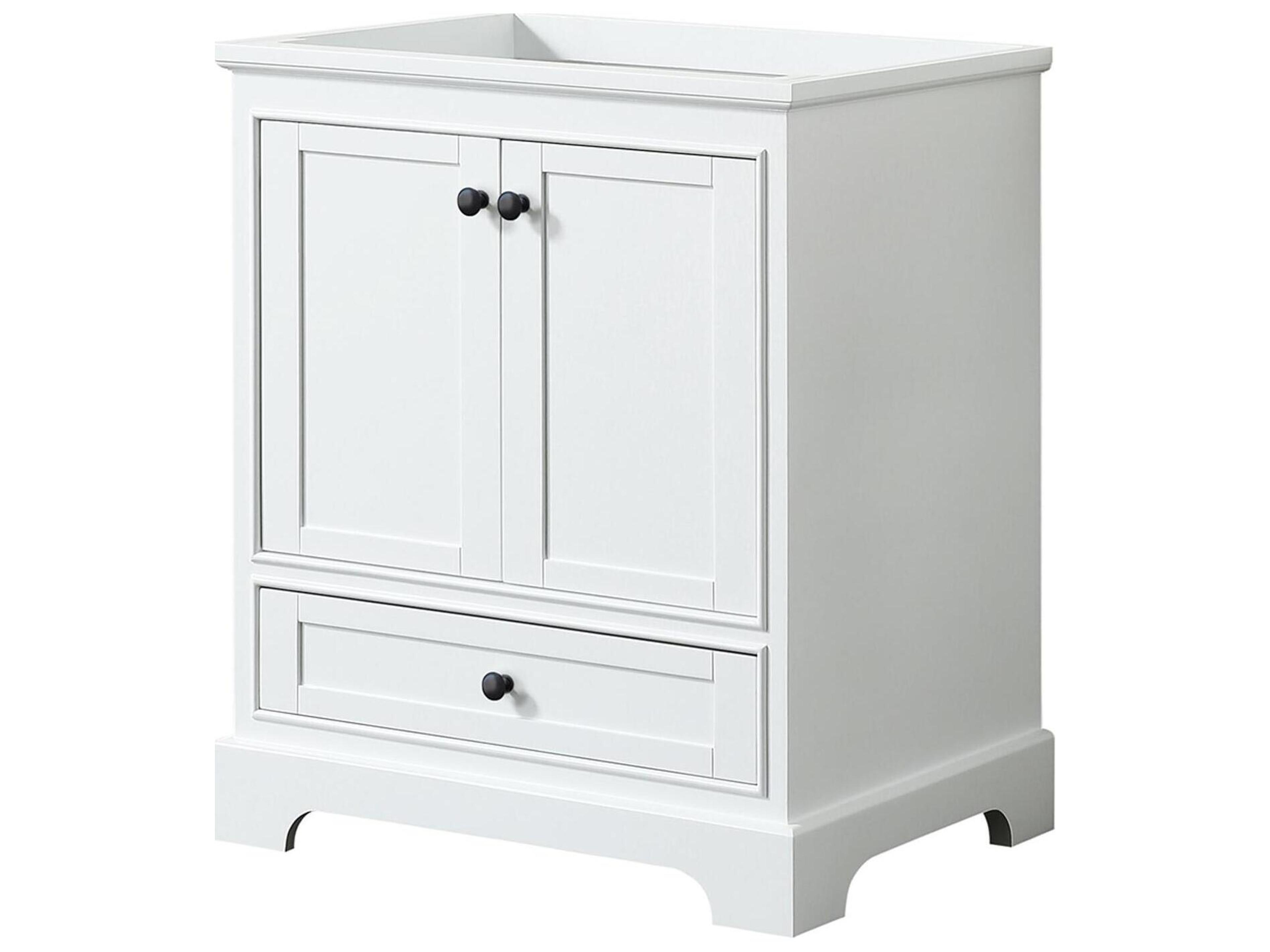 Wyndham Collection Deborah 29" White Vanity