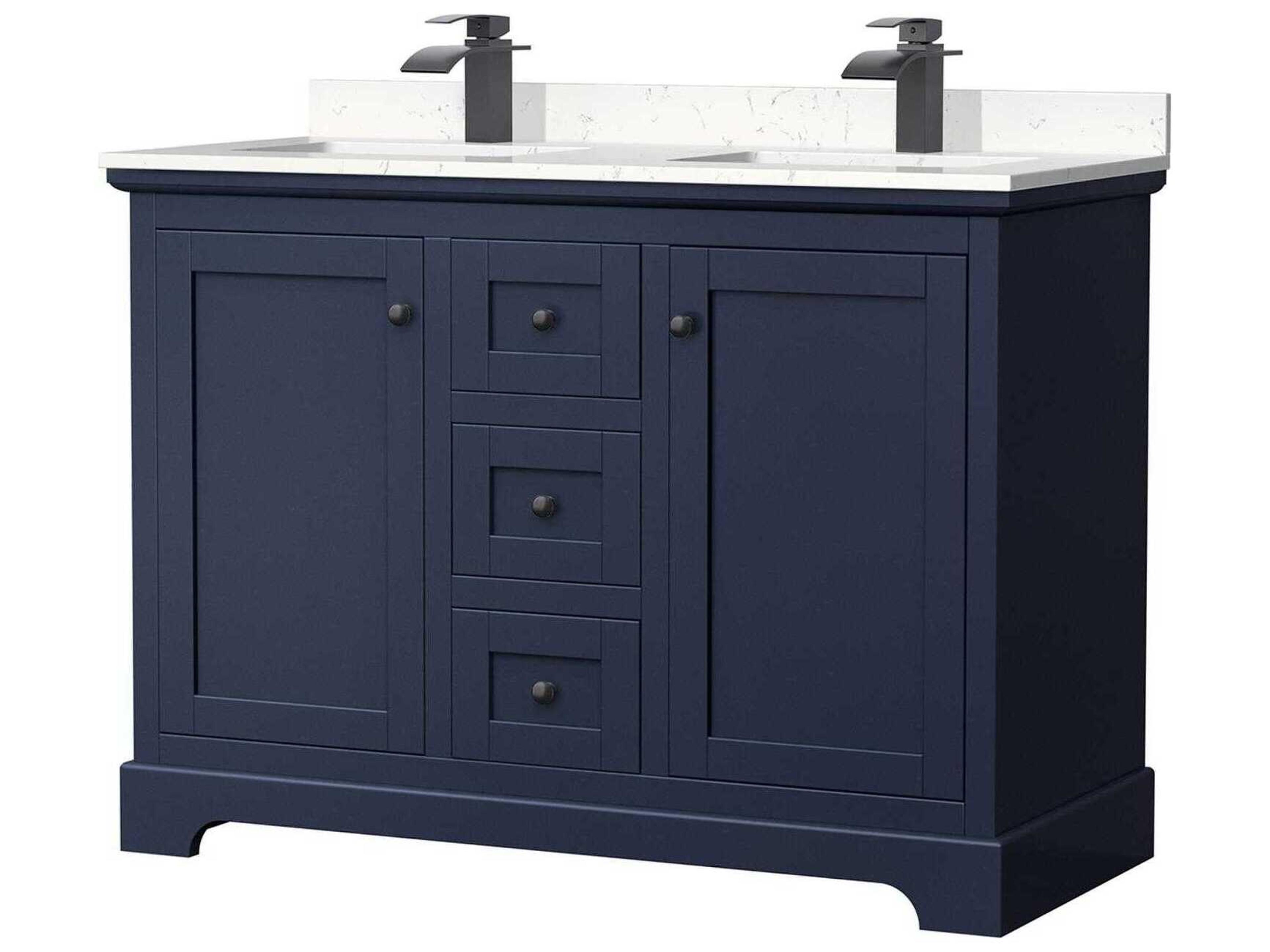 Avery 48" Dark Blue Vanity